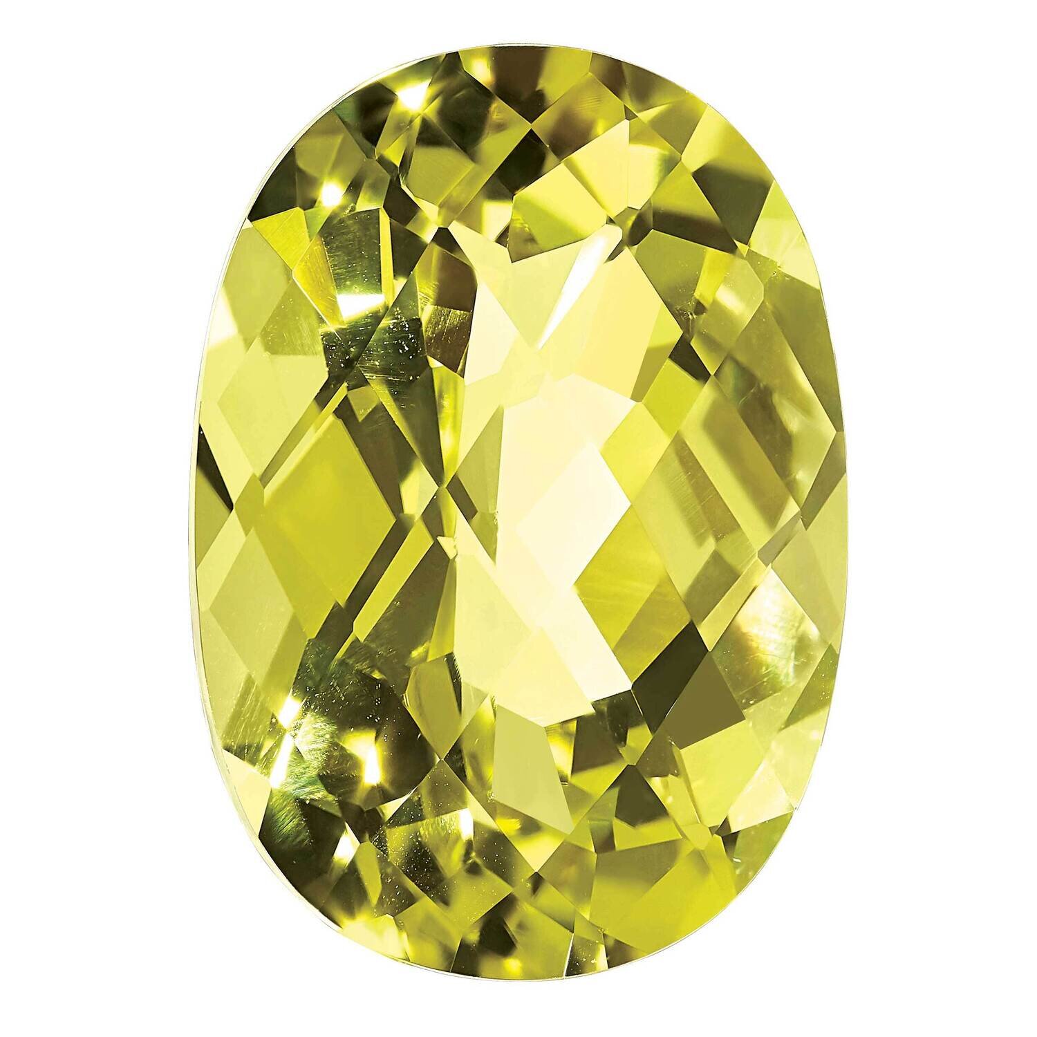 Lemon Quartz 7x5mm Oval Checkerboard AA Quality LQ-0705-OVX-AA, MPN: LQ-OVX-AA,