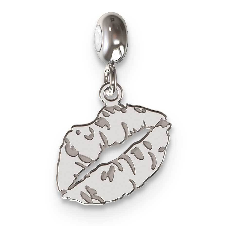 Memi Lips Charm Sterling Silver Rhodium-plated ME160-SS