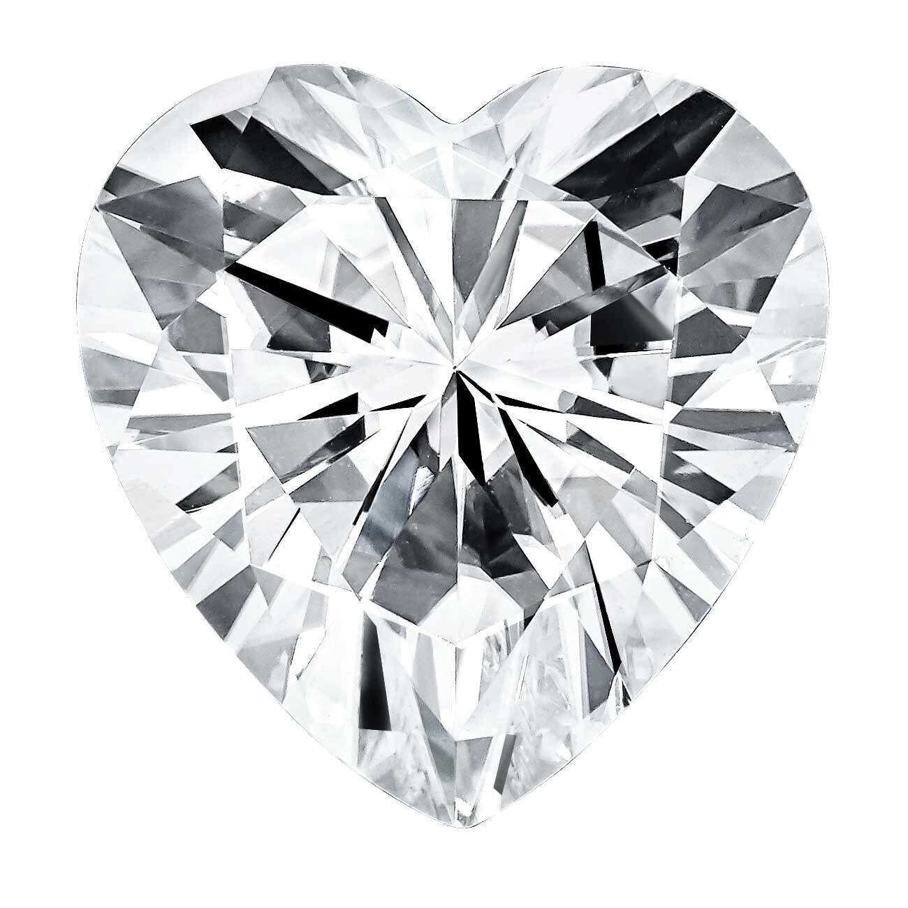 True Light, H Color, 9mm Heart Faceted Moissanite MT-0900-HTF-QR, MPN: MT-HTF-QR,