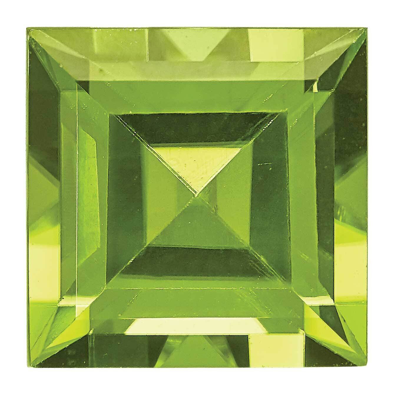 Peridot 3mm Square Step Cut AA Quality PE-0300-SQS-AA, MPN: PE-SQS-AA,