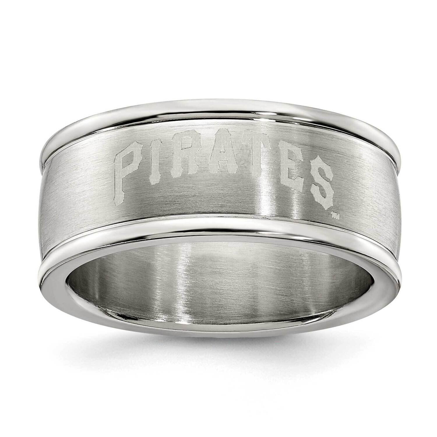 Pittsburgh Pirates Logo Band Ring Stainless Steel PIR035-SZ6, MPN: PIR035, 634401993571