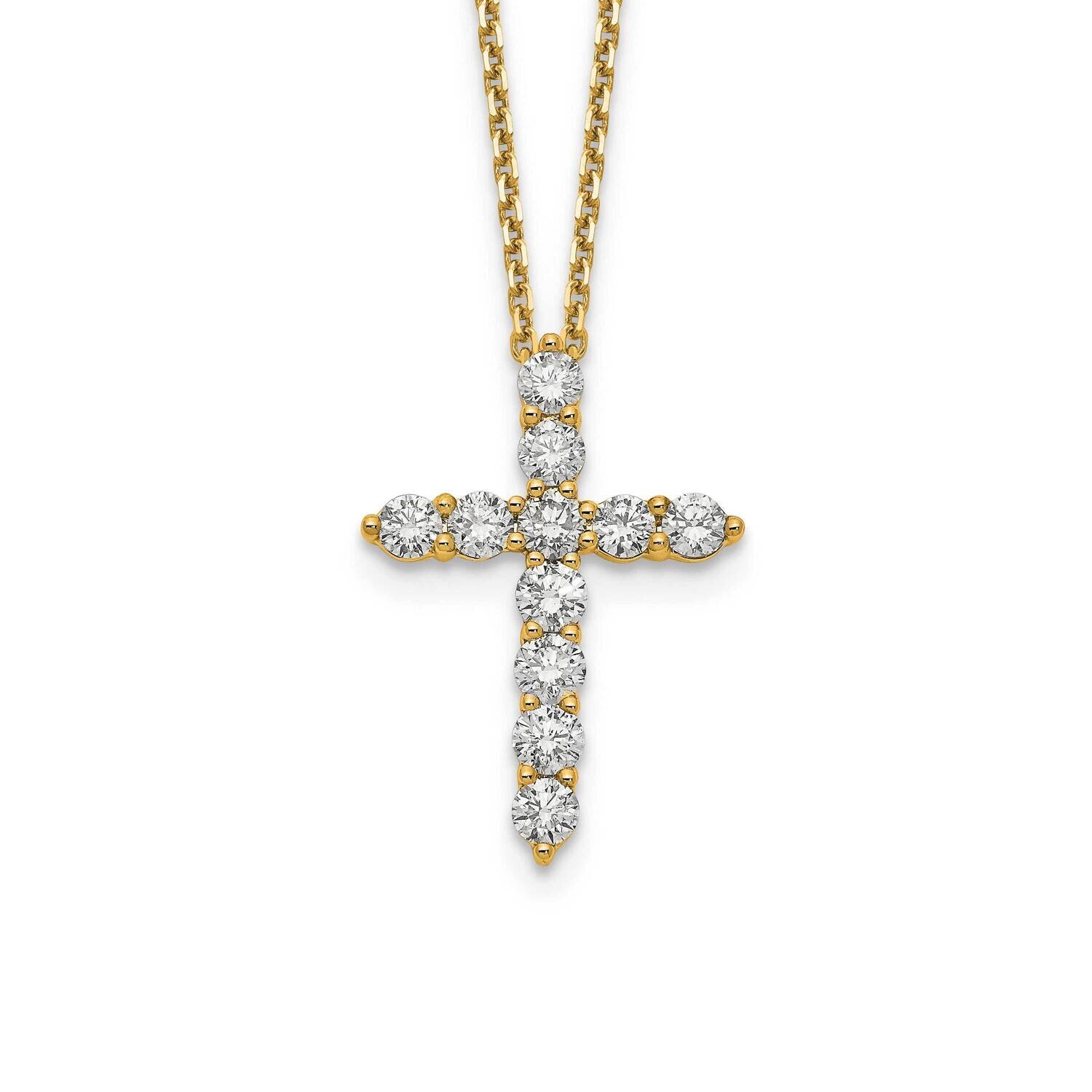 Cross Pendant with Chain 14k Gold PM1000-150-YA, MPN: PM1000-150-YLD, 191101806070