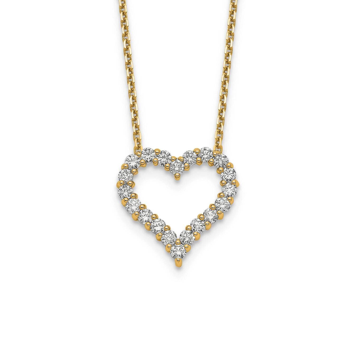 Heart Pendant with Chain 14k Gold PM1001-100-YA, MPN: PM1001-100-YLD, 191101806094
