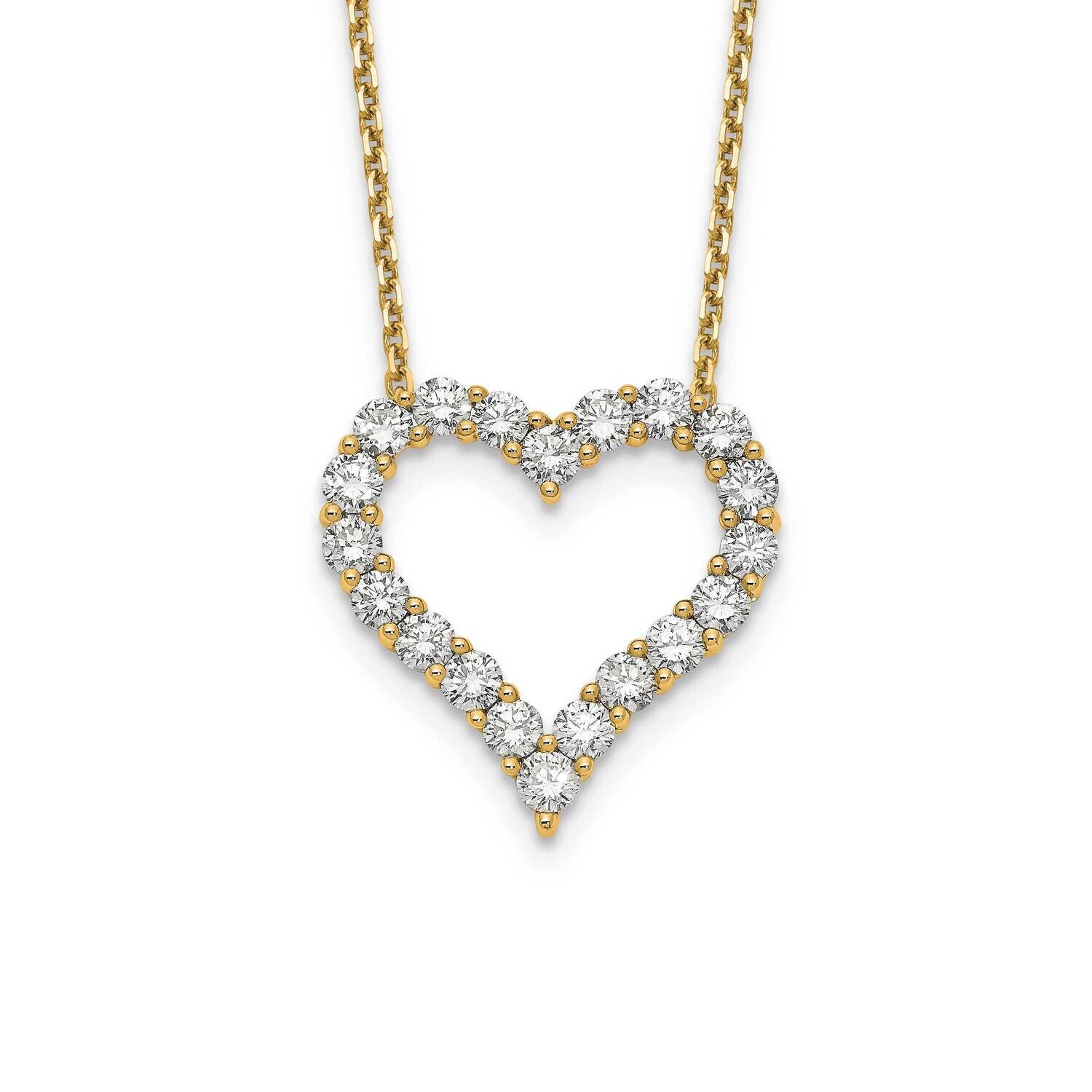 Heart Pendant with Chain 14k Gold PM1001-200-YA, MPN: PM1001-200-YLD, 191101806155