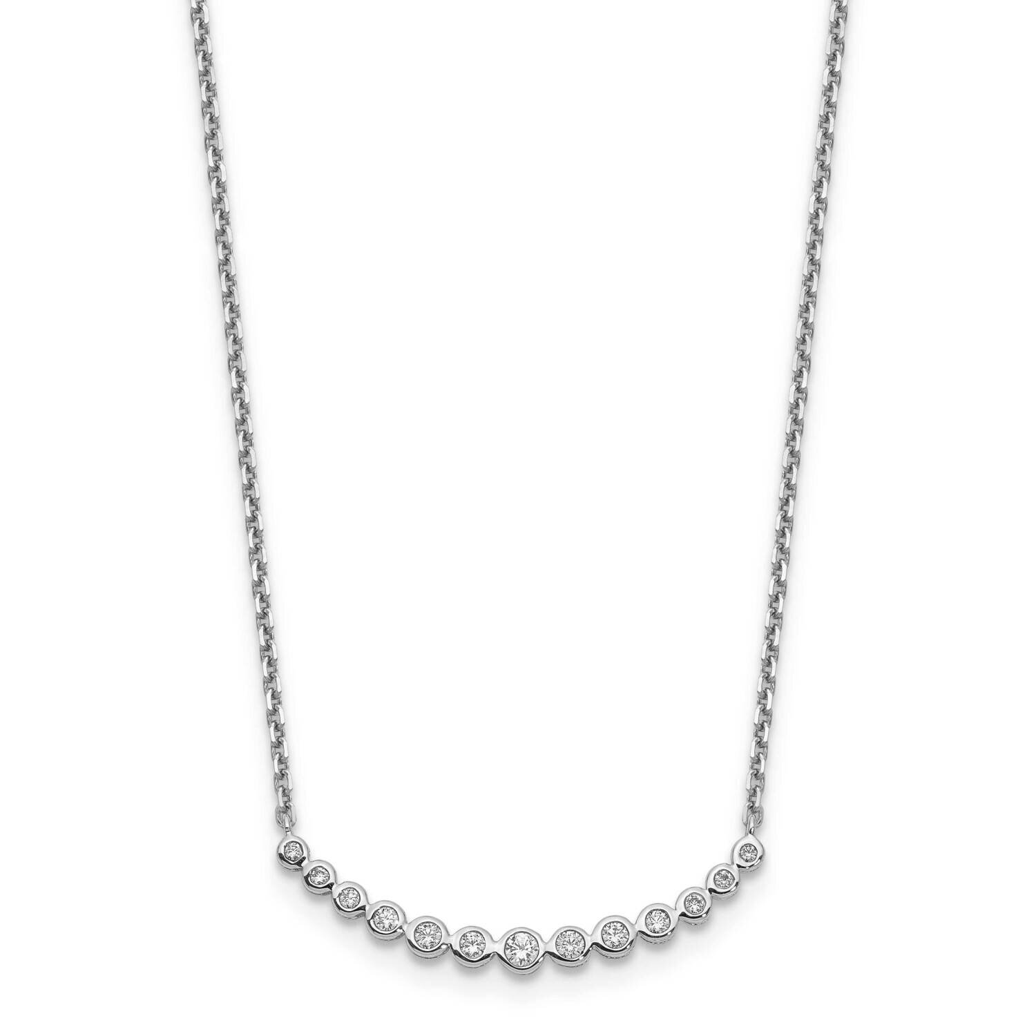 Necklace 14k White Gold Diamond PM1005-025-WA-18, MPN: PM1005-025-WA-18, 883957206585