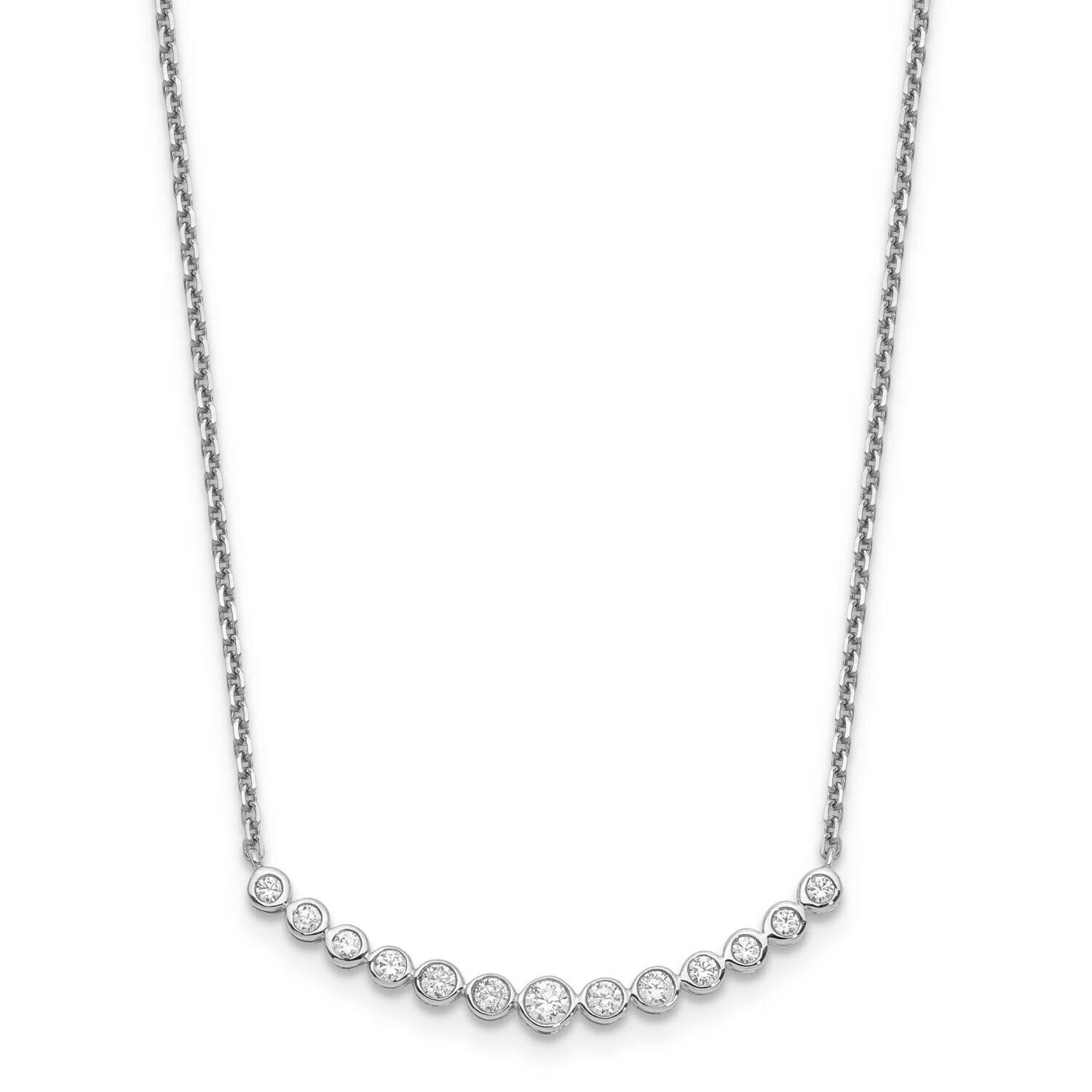 Necklace 14k White Gold Diamond PM1005-050-WA-18
