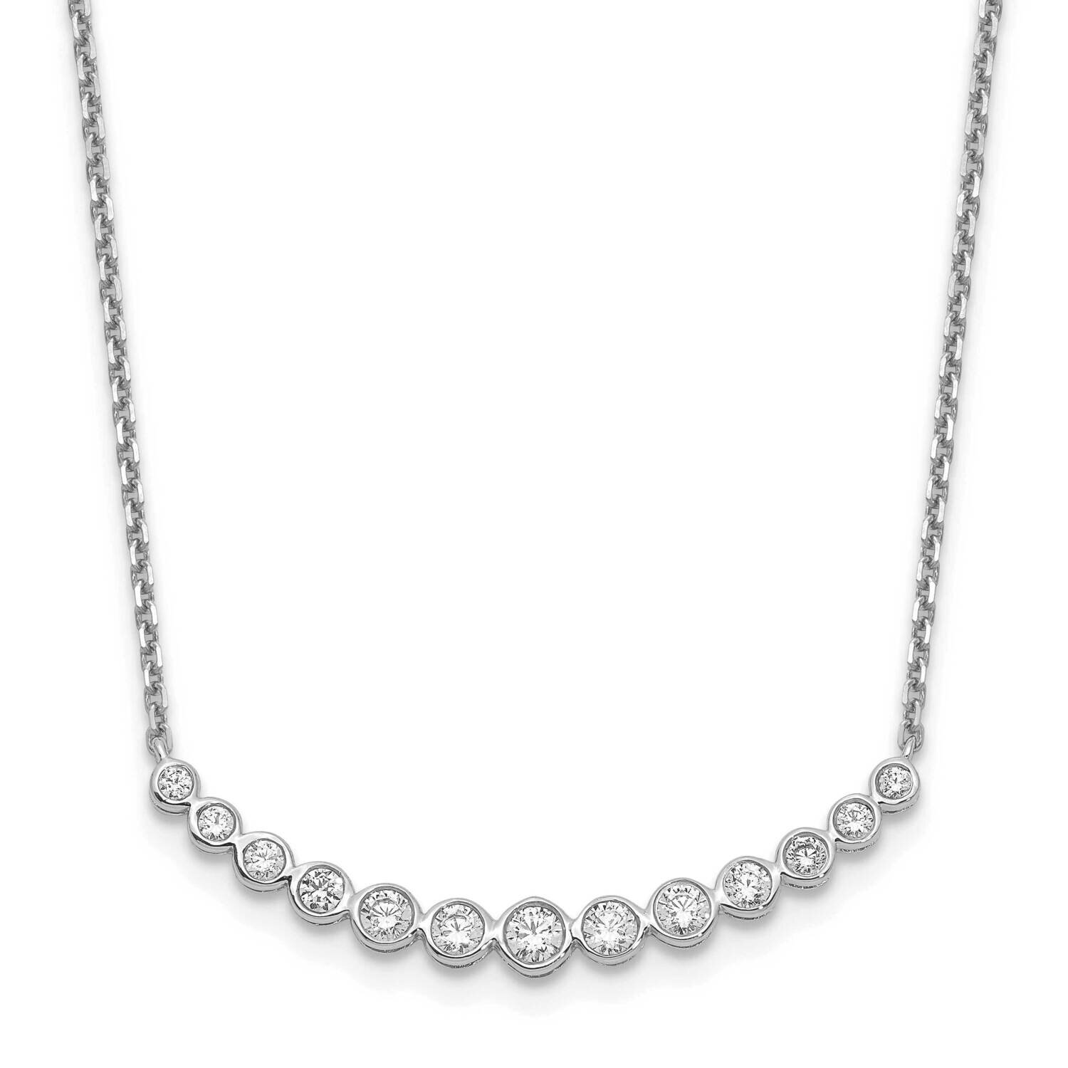 Diamond Vs/Si, D E F, Fashion Pendant Necklace 14k White Gold True Origin Lab Grown PM1005-075-WLD-…