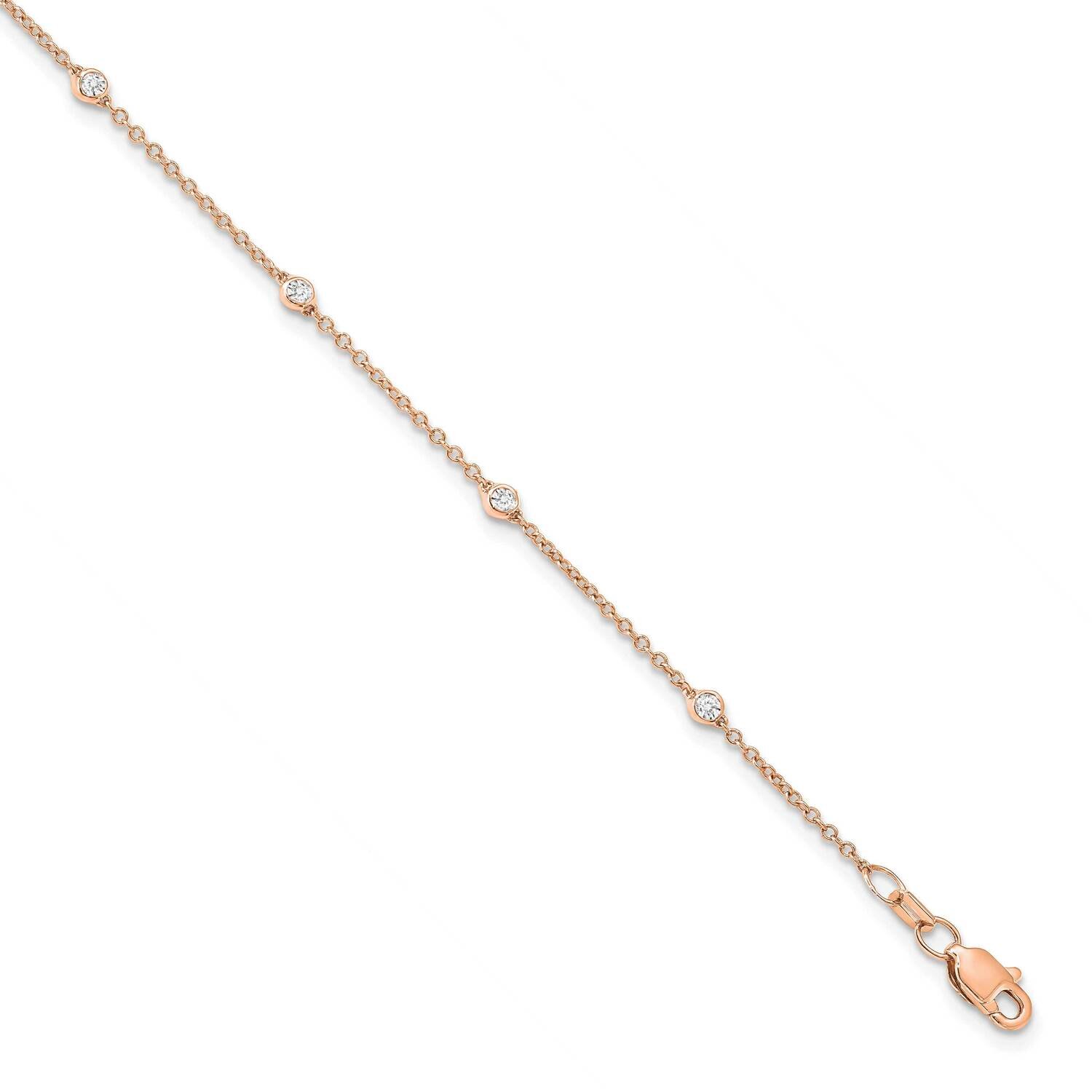 14Kr True Origin Vs/Si, D E F, Station Bracelet Lab Grown Diamond PM1007-015-RLD-7, MPN: PM1007-015…