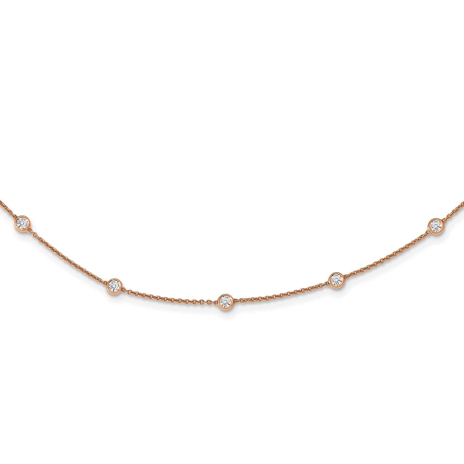 14Kr True Origin Vs/Si, D E F, Station Necklace Lab Grown Diamond PM1008-100-RLD-16, MPN: PM1008-10…