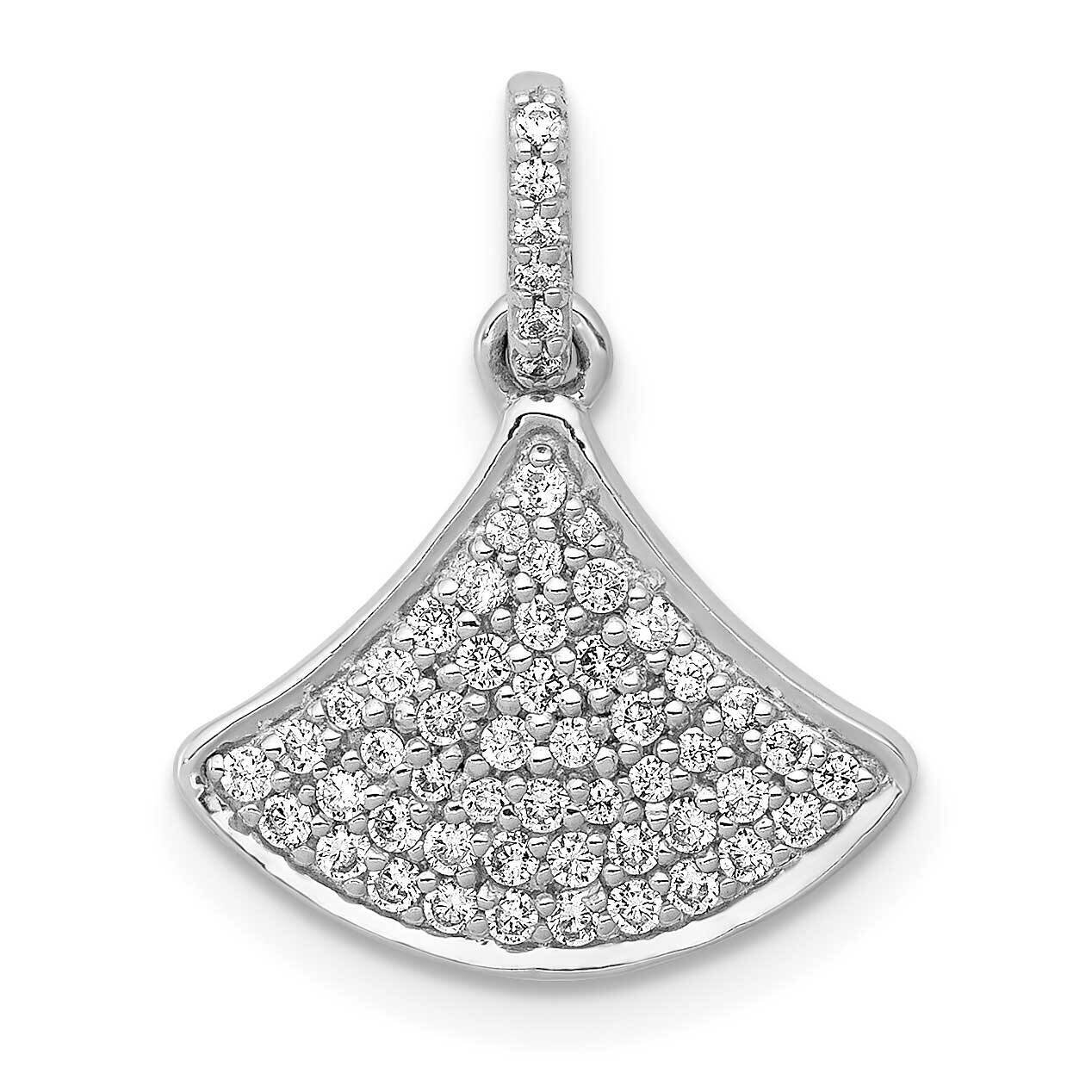 1/4Ct. Diamond Fancy Pendant 14k White Gold PM3700-025-WA, MPN: PM3700-025-WA, 883957465401