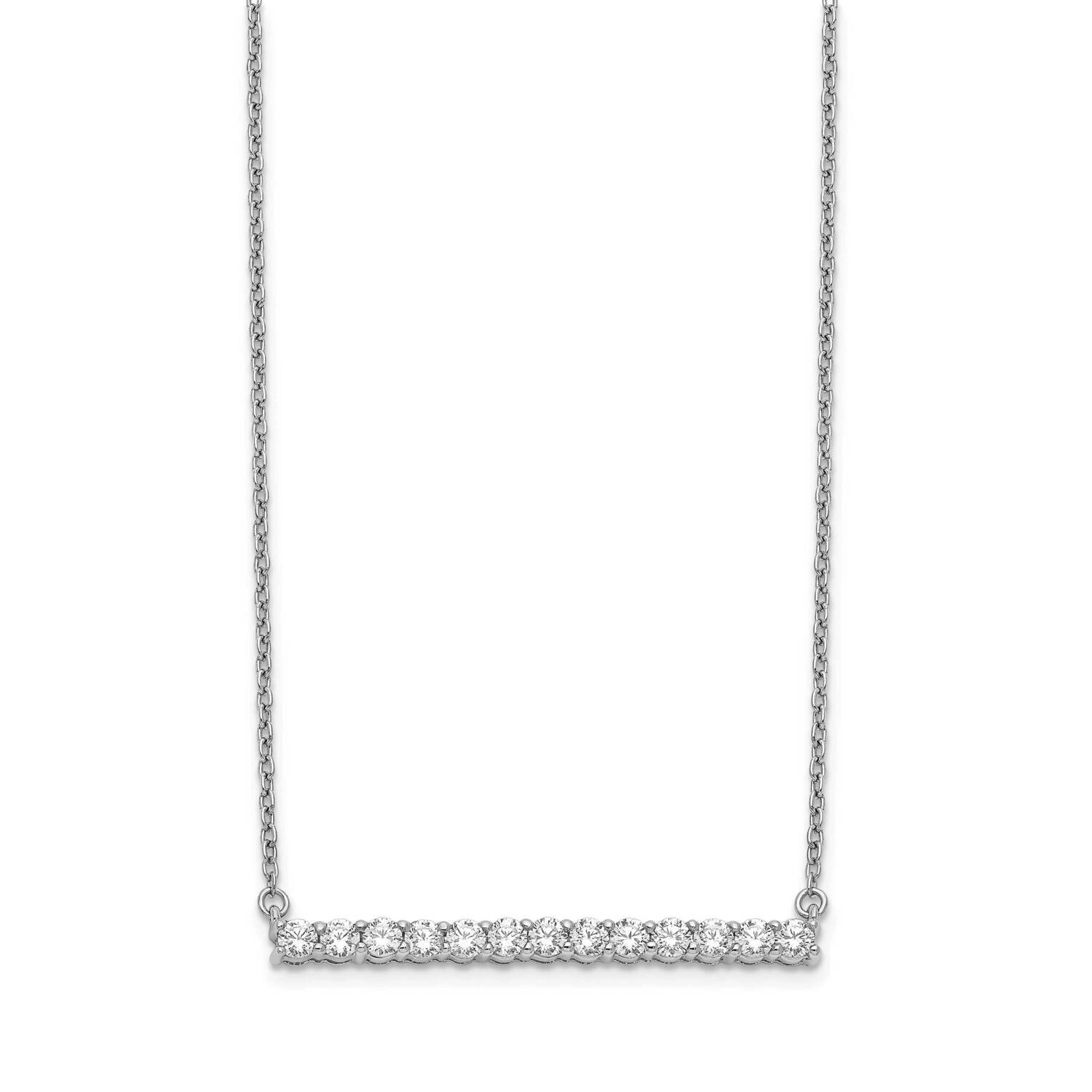Bar Necklace 14k White Gold Diamond PM3738-066-WA, MPN: PM3738-066-WA, 883957664828