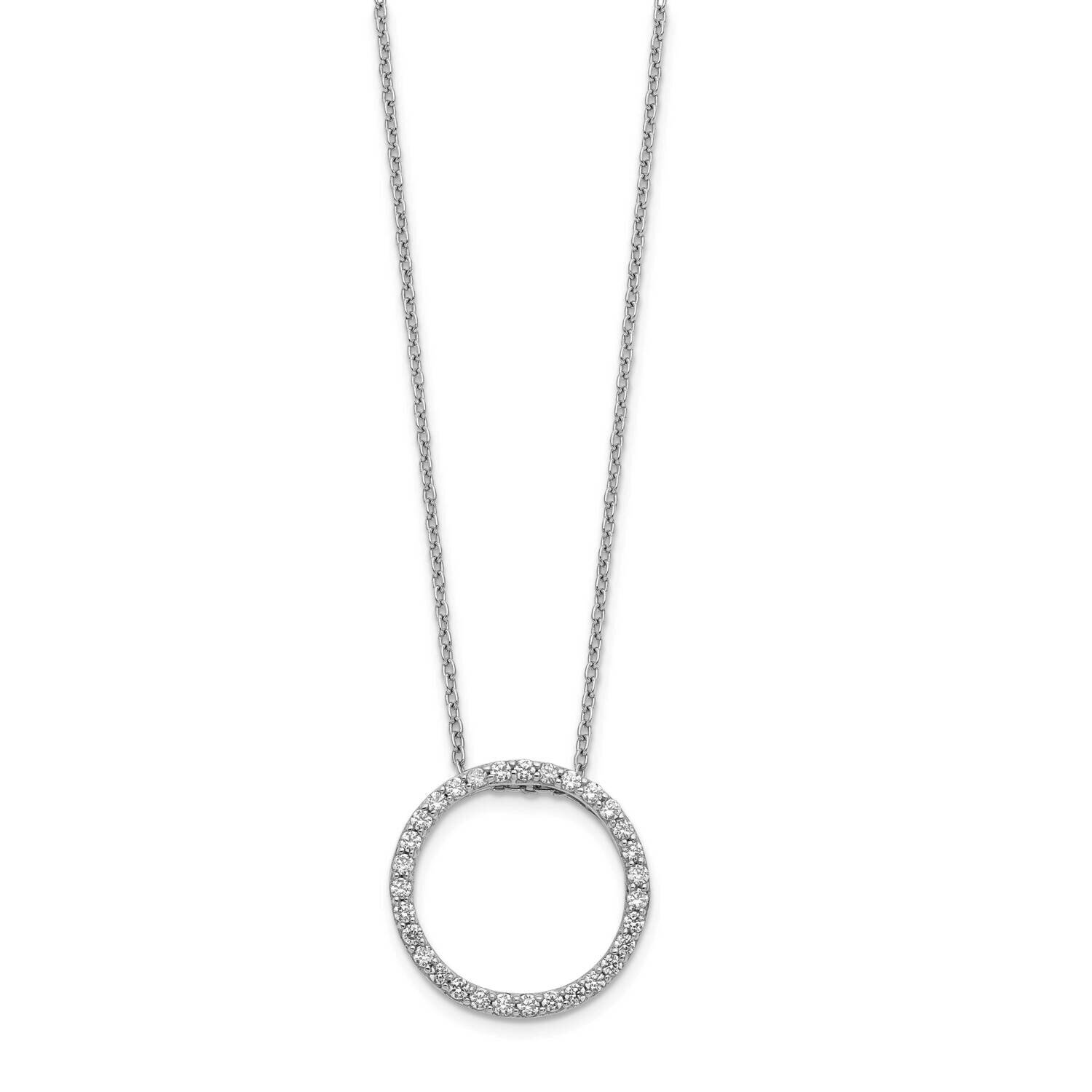 Circle Necklace 14k White Gold Diamond PM3781-050-WA, MPN: PM3781-050-WA, 883957665108