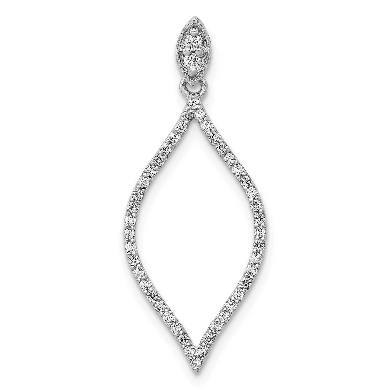1/4Ct. Diamond Pendant 14k White Gold PM3825-025-WA, MPN: PM3825-025-WA, 883957209524