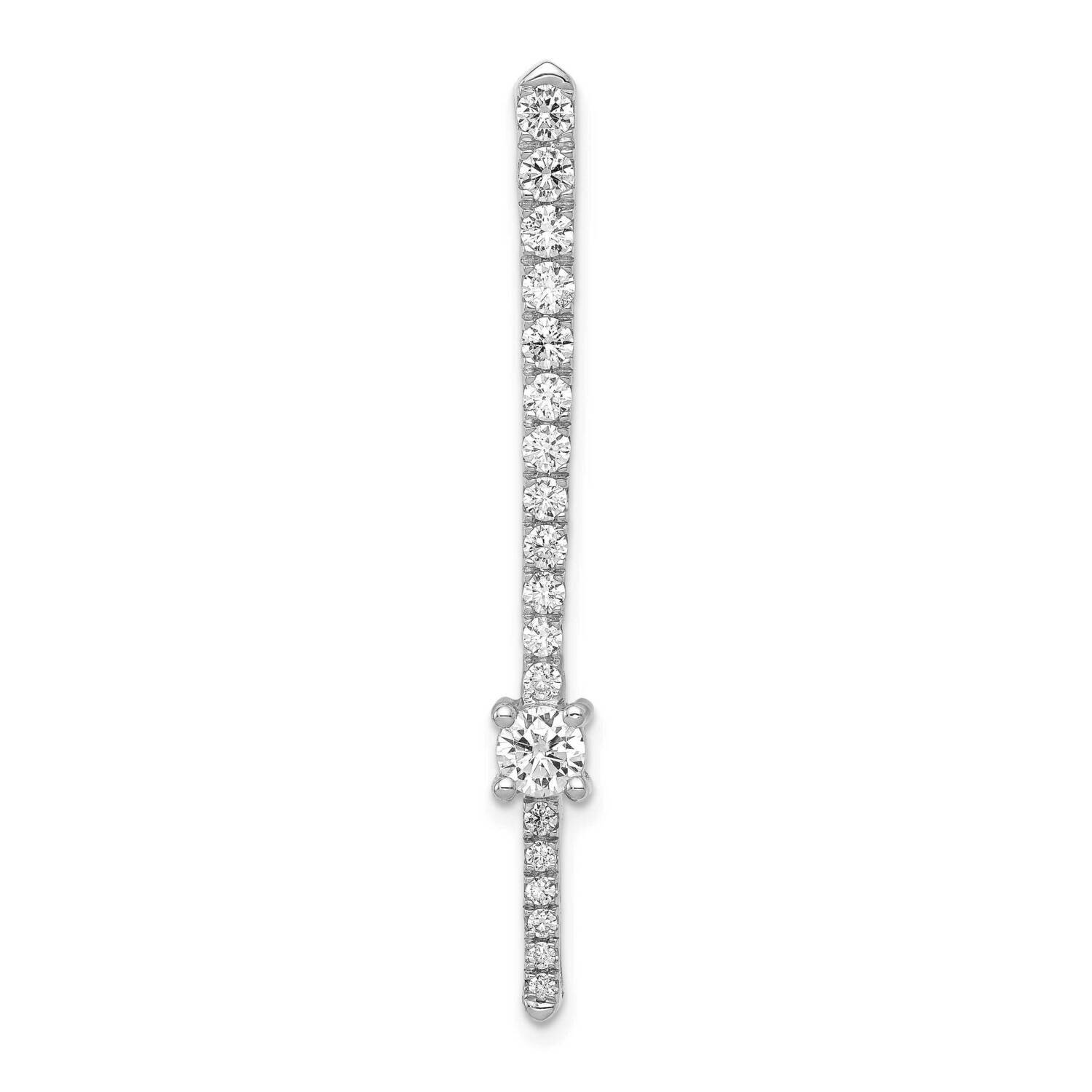 1Ct. Diamond Fancy Chain Slide 14k White Gold PM3877-100-WA, MPN: PM3877-100-WA, 883957085777
