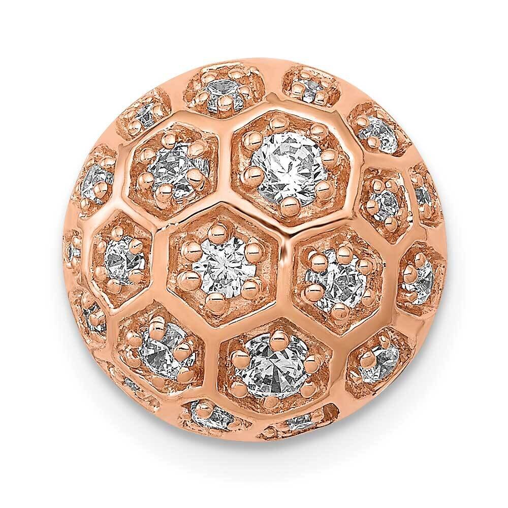 1/2Ct. Diamond Honeycomb Chain Slide 14k Rose Gold PM3890-050-RA, MPN: PM3890-050-RA, 883957291987