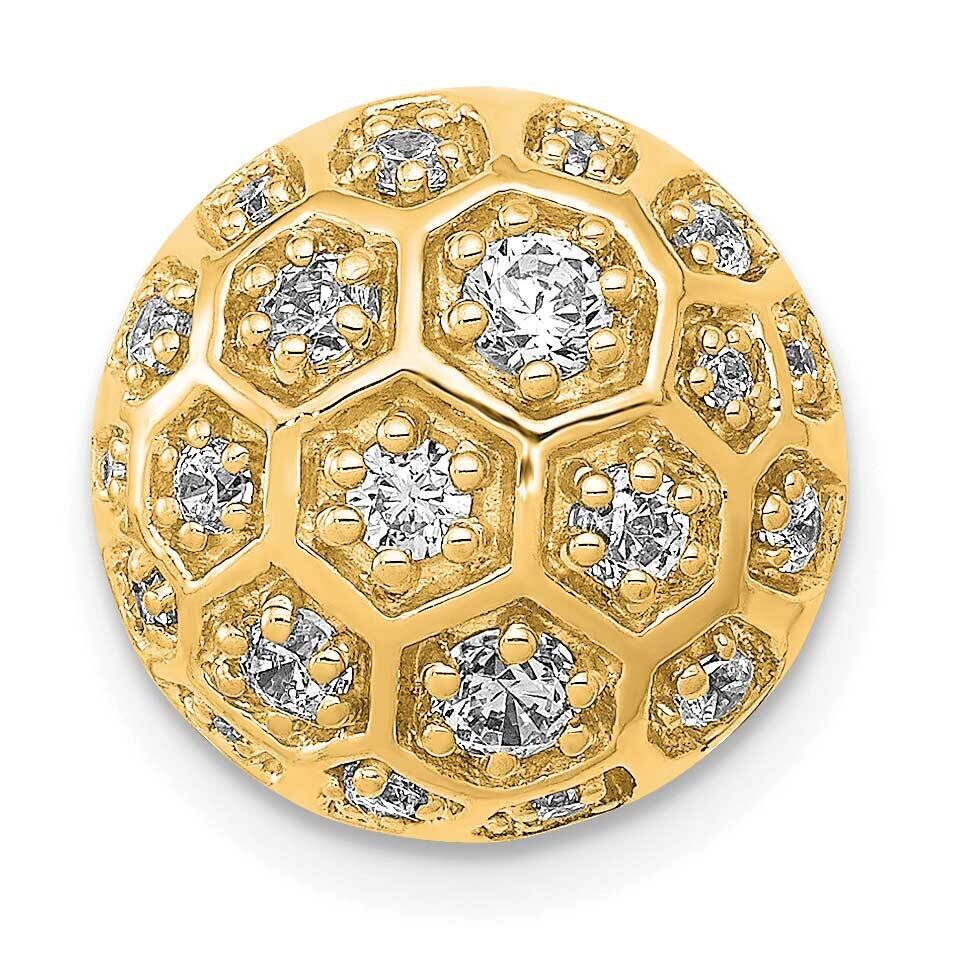 Si1/Si2, G H I, Honeycomb Chain Slide 14k Yellow Gold Lab Grown Diamond PM3890-050-YLG, MPN: PM3890…