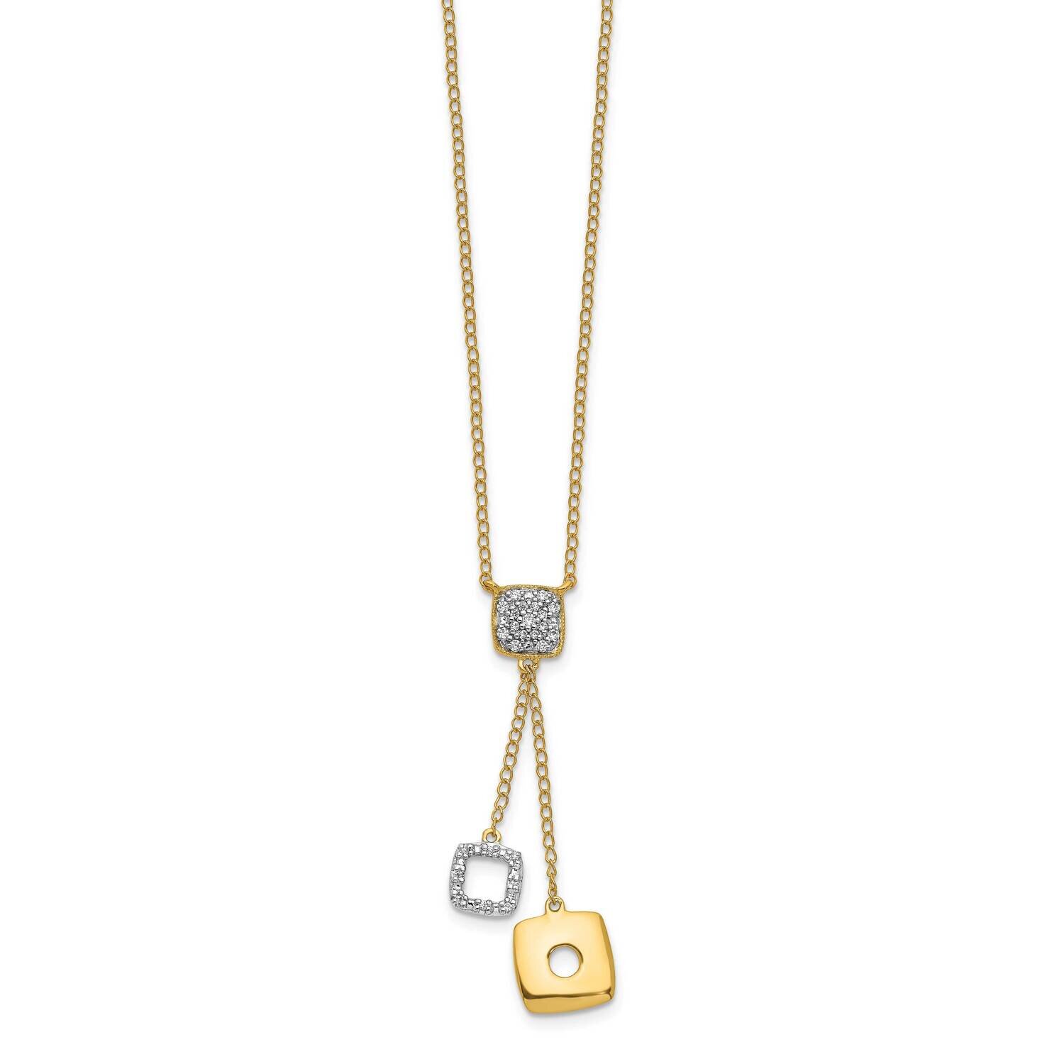 Circles Necklace 14k Gold Diamond PM4705-010-YA, MPN: PM4705-010-YA, 883957298627