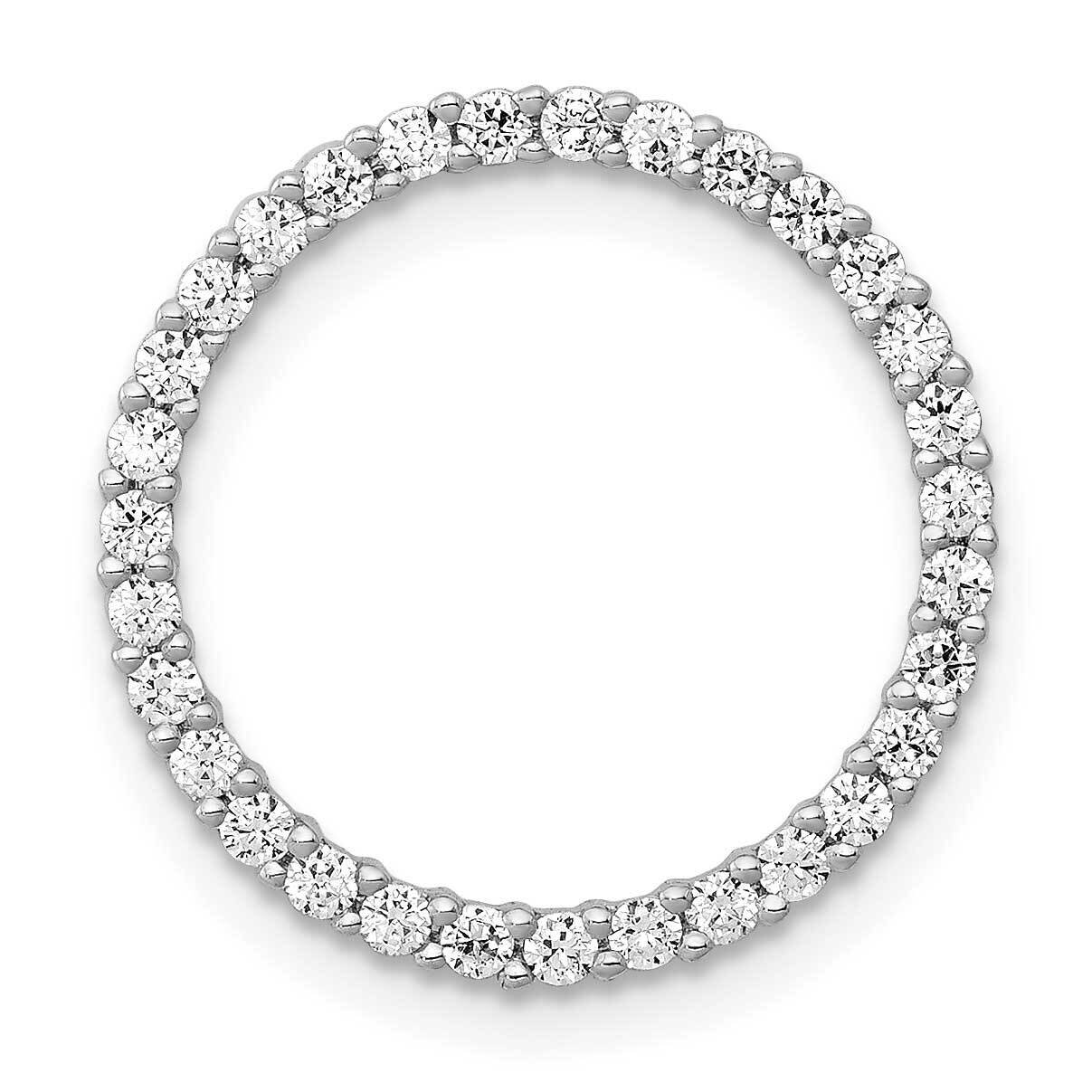 3/8Ct. Diamond Circle Chain Slide 14k White Gold PM4712-040-WA, MPN: PM4712-040-WA, 883957298719