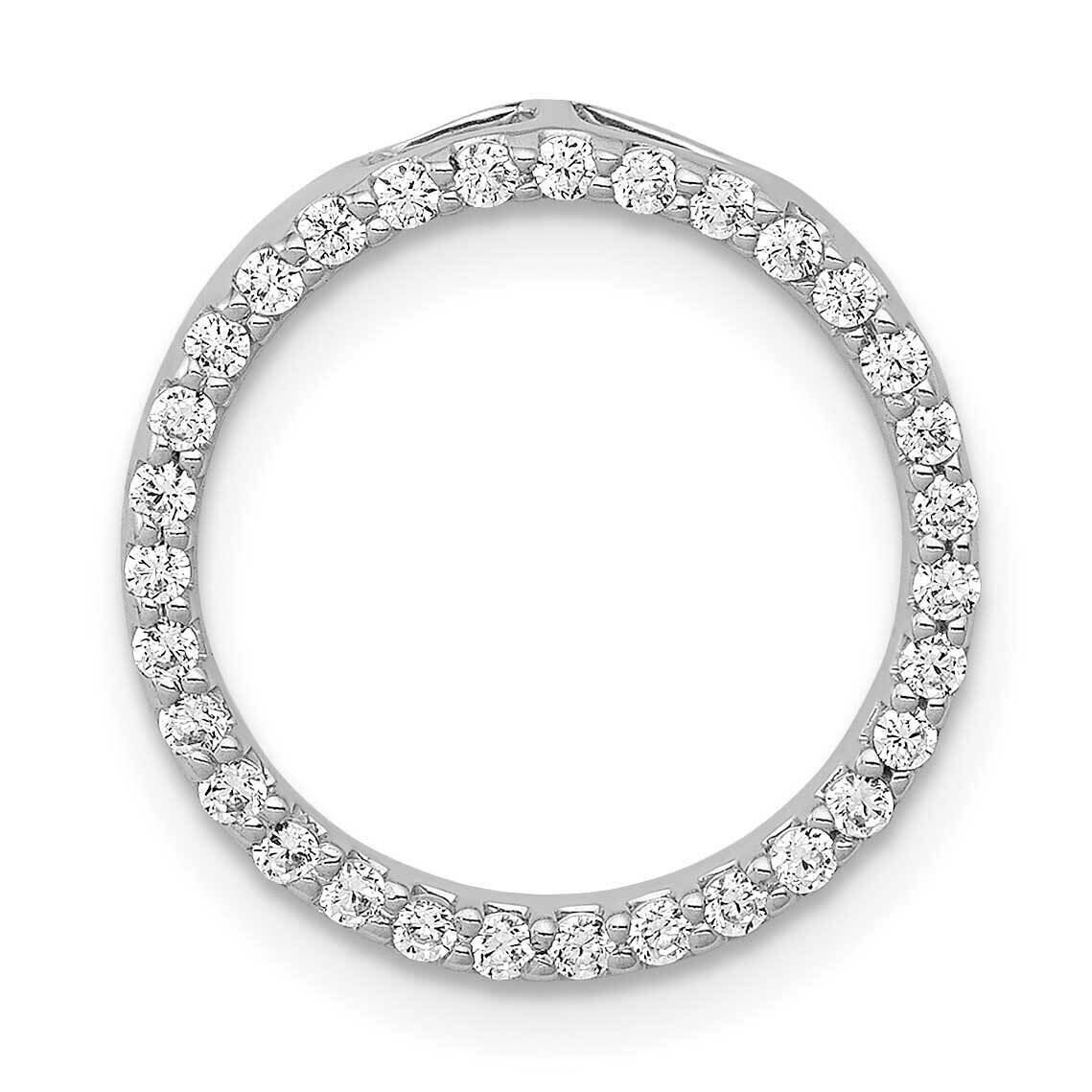Circle Pendant 14k White Gold Diamond PM4713-025-WA, MPN: PM4713-025-WA, 191101543166