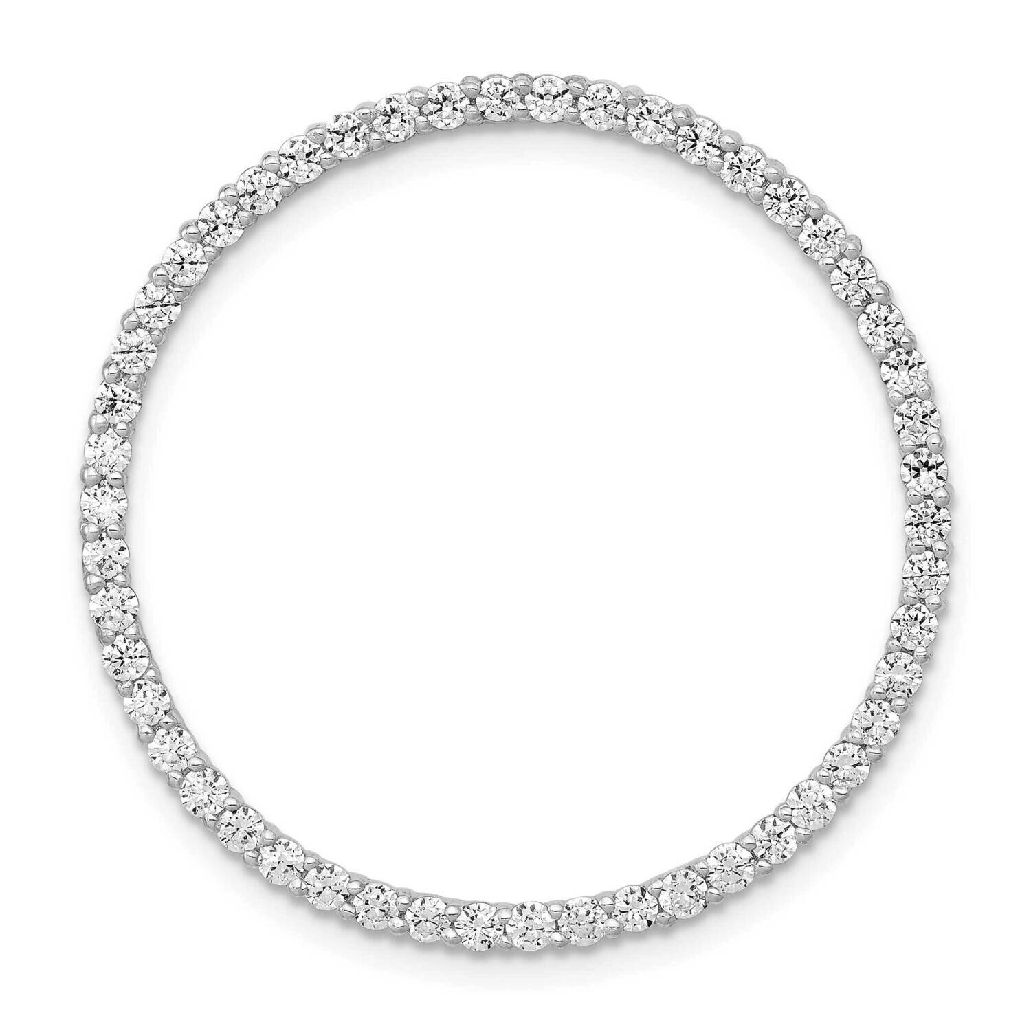 1Ct. Diamond Circle Chain Slide 14k White Gold PM4714-100-WA, MPN: PM4714-100-WA, 883957682136