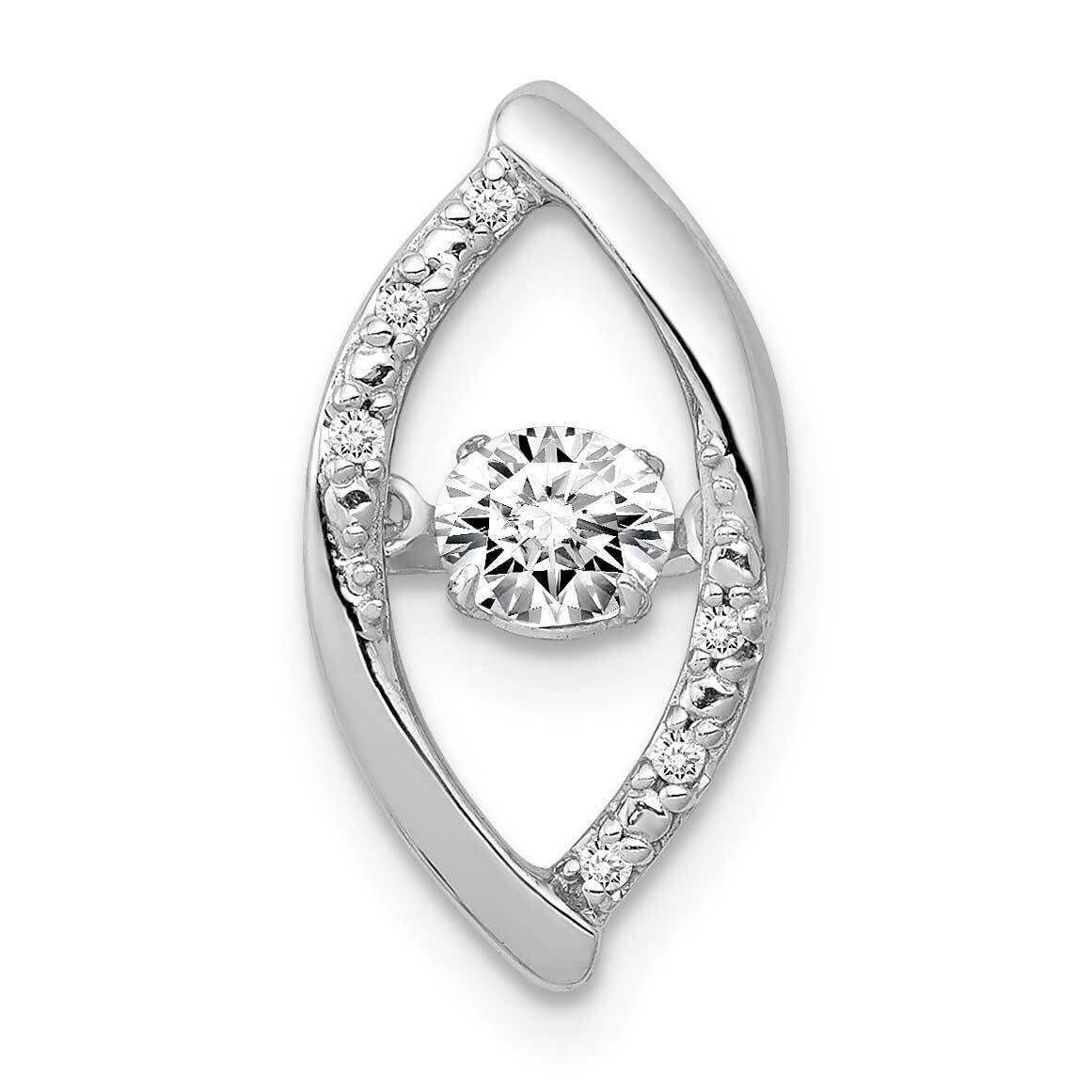 1/3Ct. Vibrant Diamond Chain Slide 14k White Gold PM4717-033-WA, MPN: PM4717-033-WA, 883957682150