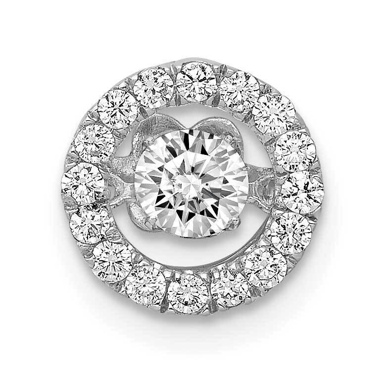 3/8Ct. Vibrant Diamond Polished Round Chain Slide 14k White Gold PM4780-040-WA, MPN: PM4780-040-WA,…