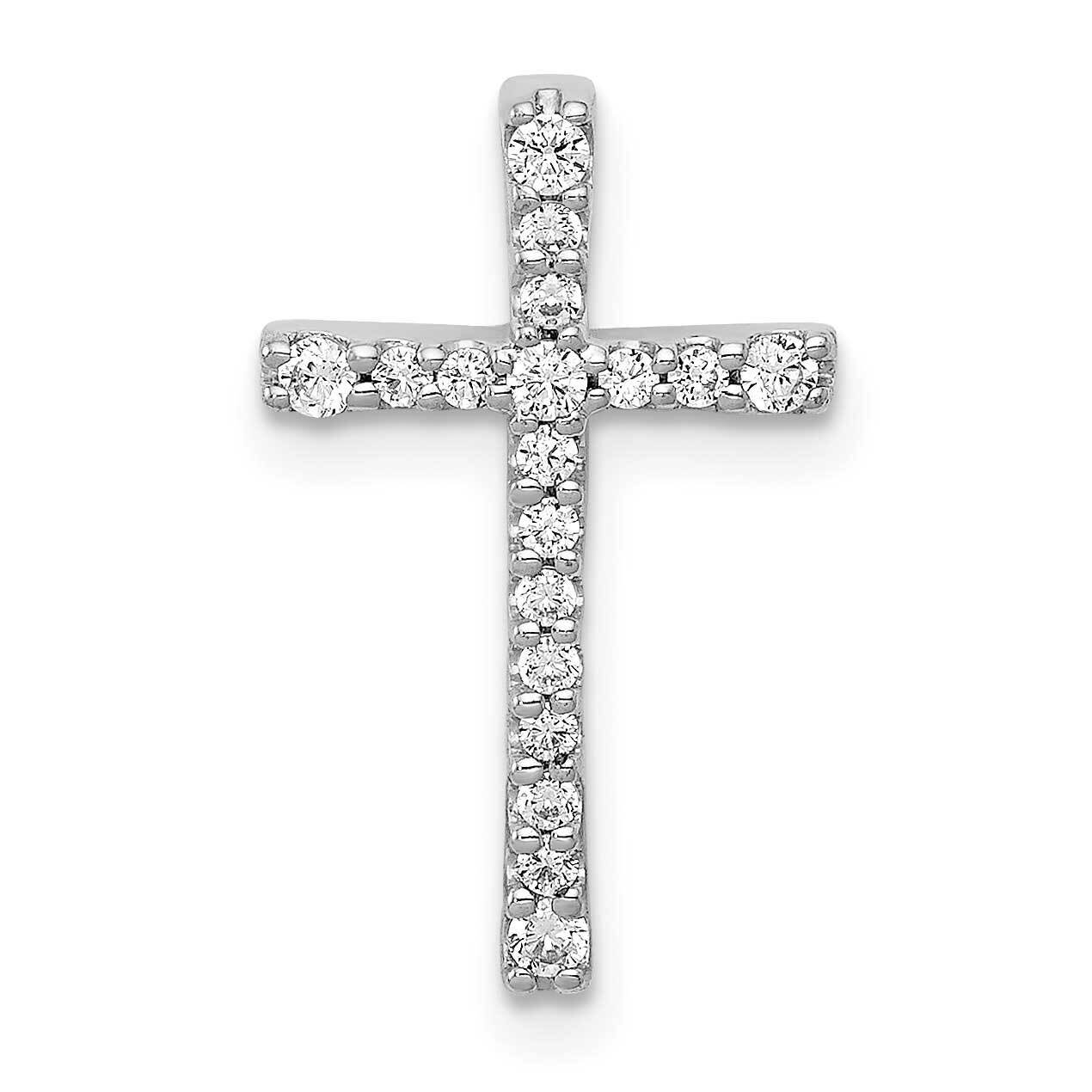 1/5Ct. Diamond Latin Cross Chain Slide 14k White Gold PM4976-020-WA, MPN: PM4976-020-WA, 8839577564…