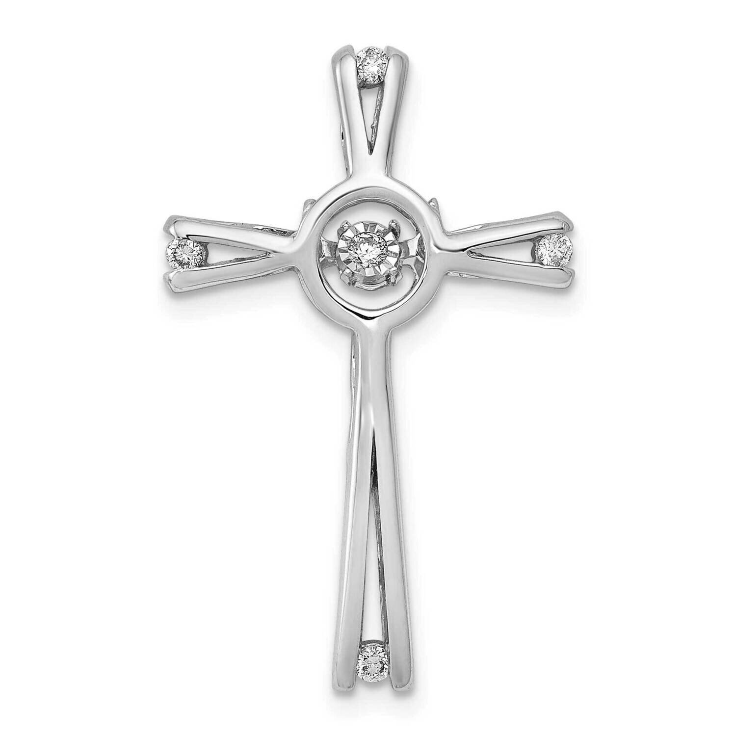 1/15Ct. Vibrant Diamond Chain Slide Pendant 14k White Gold PM4988-008-WA, MPN: PM4988-008-WA, 88395…