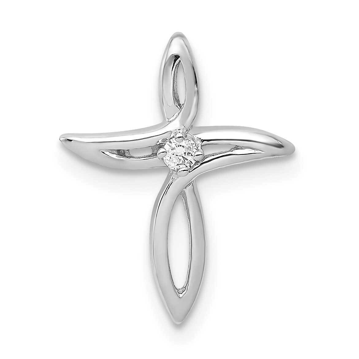 Aa Diamond Cross Pendant 14k White Gold PM5012-002-WA, MPN: PM5012-002-WA, 883957203348