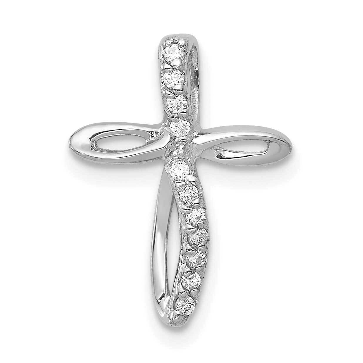 Aa Diamond Cross Pendant 14k White Gold PM5016-008-WA, MPN: PM5016-008-WA, 883957239095