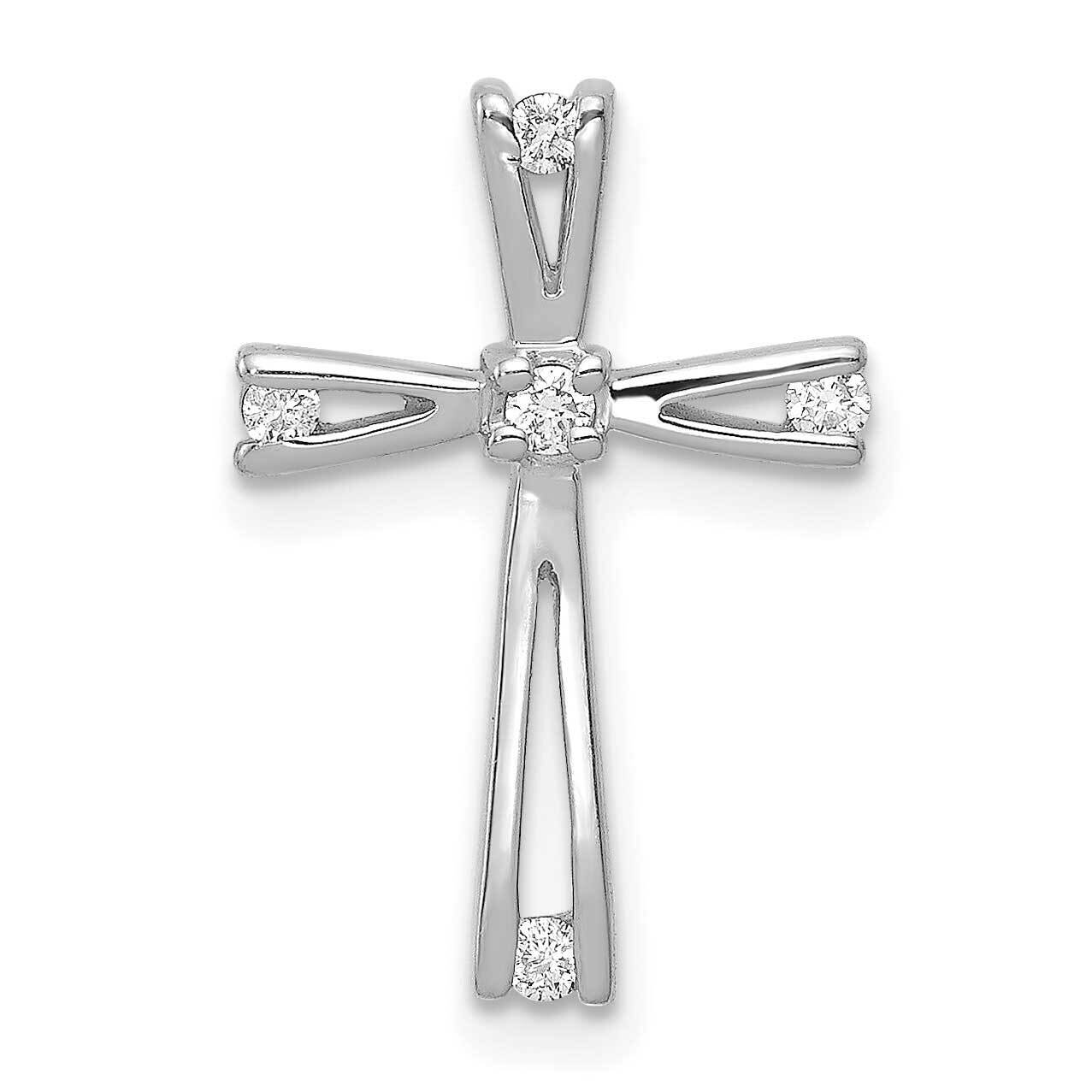 Aa Diamond Cross Pendant 14k White Gold PM5018-008-WA, MPN: PM5018-008-WA, 883957984551