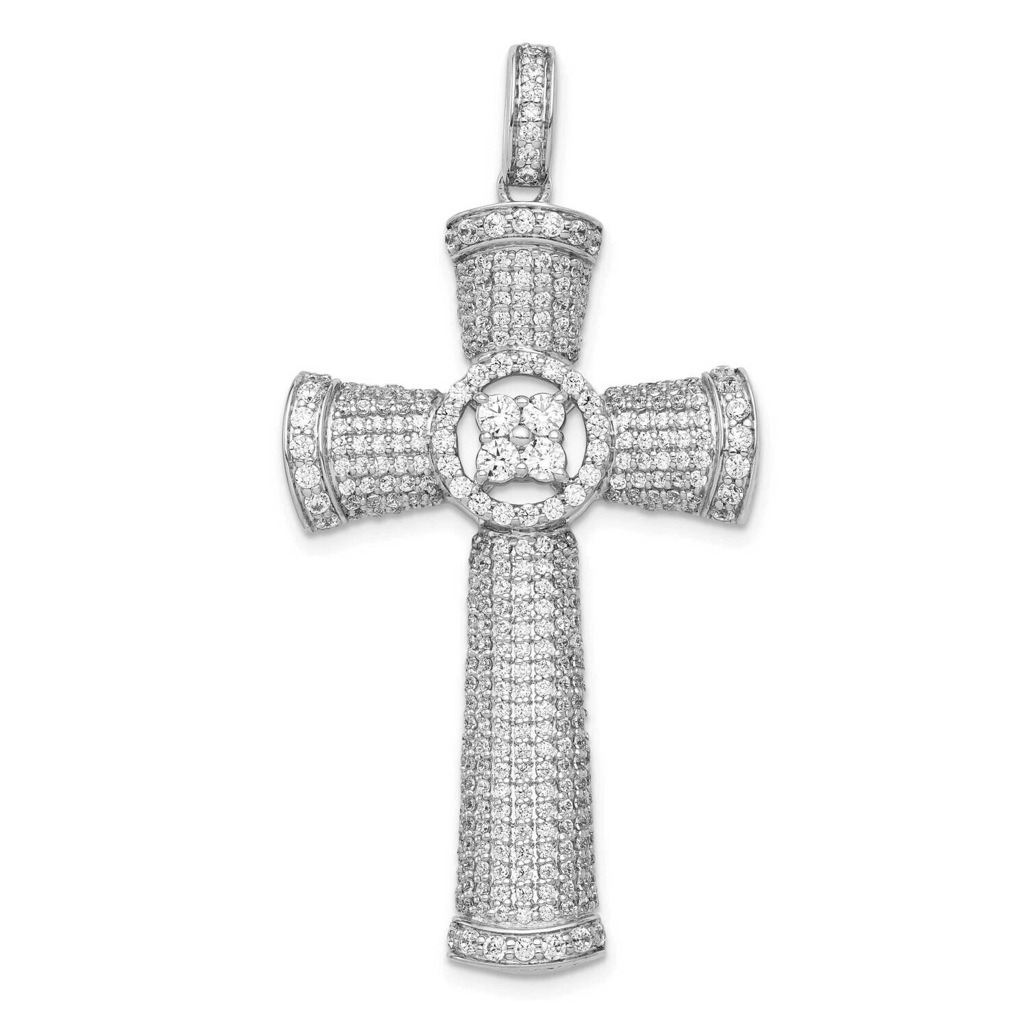 Cross Pendant 14k White Gold Diamond PM5122-175-WA, MPN: PM5122-175-WA, 883957514598