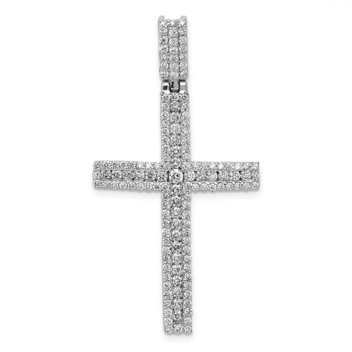 1 1/10Ct. Diamond Latin Cross Pendant 14k White Gold PM5126-110-WA, MPN: PM5126-110-WA, 883957515038