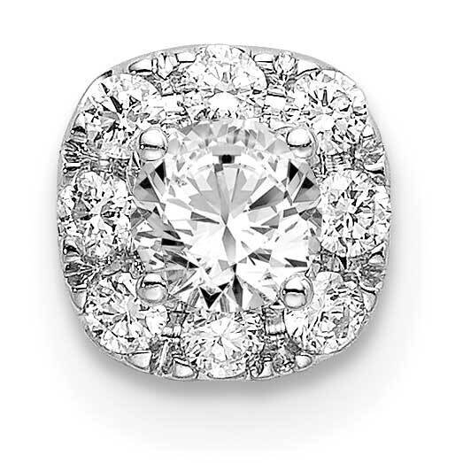 Diamond Si1/Si2 G H I Cushion Halo Pendant 14k White Gold Lab Grown PM6636-033-WLG, MPN: PM6636-033…