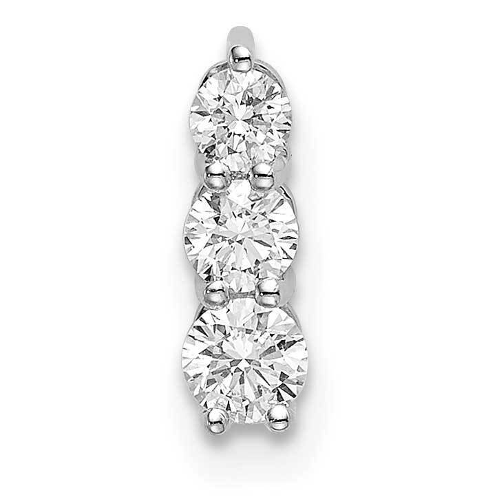 Diamond Si1/Si2 G H I 3-Stone Pendant 14k White Gold Lab Grown PM6637-025-WLG, MPN: PM6637-025-WLG,…