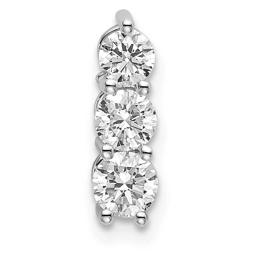 Diamond Si1/Si2 G H I 3-Stone Pendant 14k White Gold Lab Grown PM6637-050-WLG, MPN: PM6637-050-WLG,…
