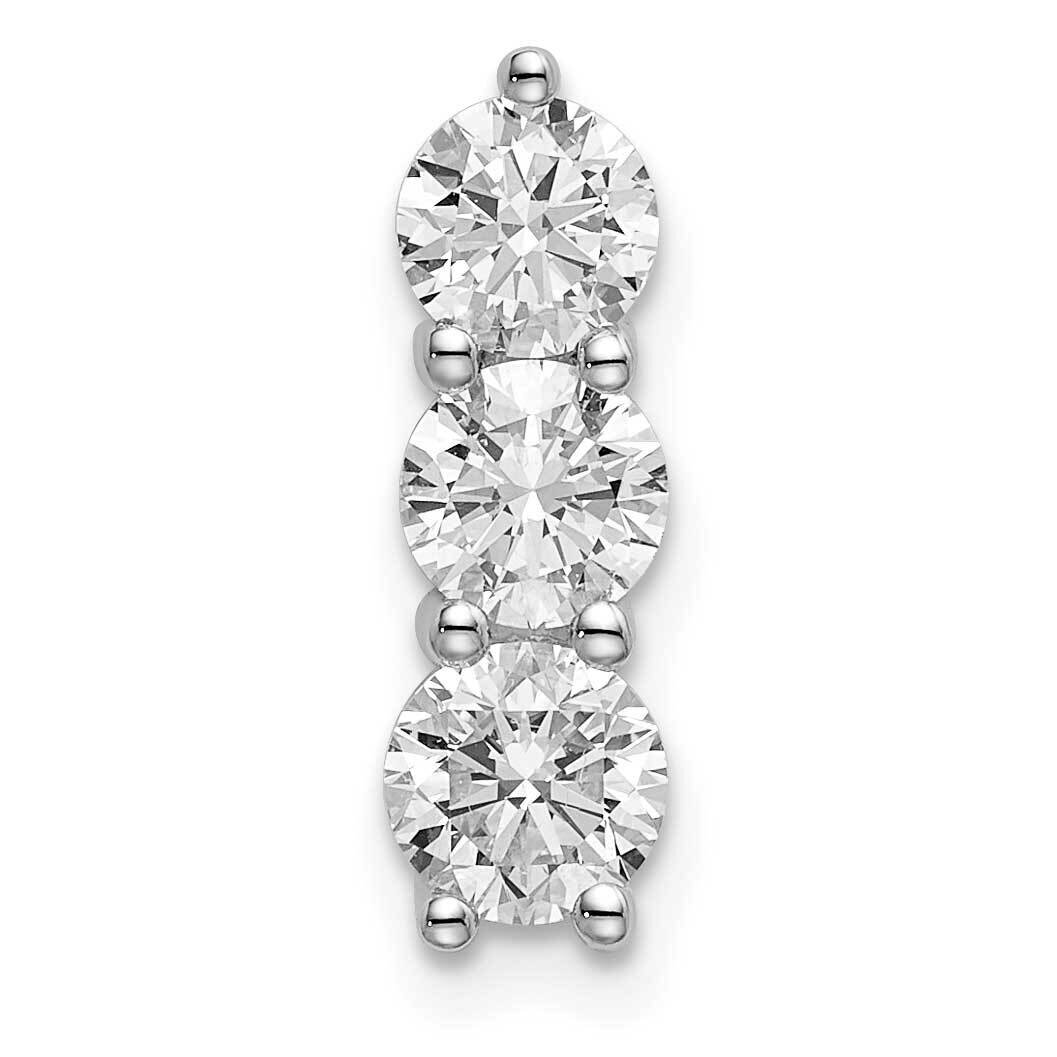 Diamond Si1/Si2 G H I 3-Stone Pendant 14k White Gold Lab Grown PM6637-100-WLG, MPN: PM6637-100-WLG,…
