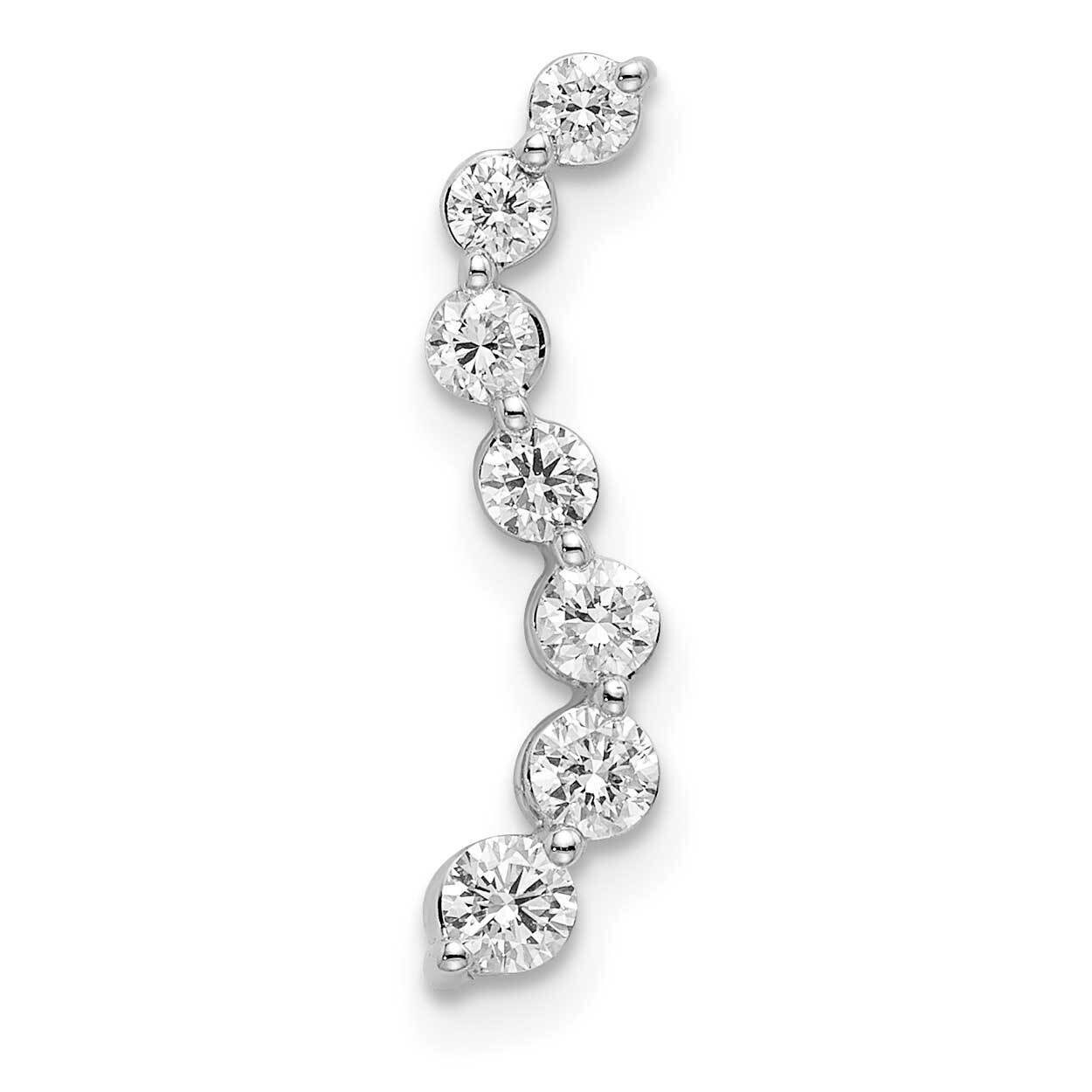 Diamond Si1/Si2 G H I 7 Stone Pendant 14k White Gold Lab Grown PM6638-033-WLG, MPN: PM6638-033-WLG,…