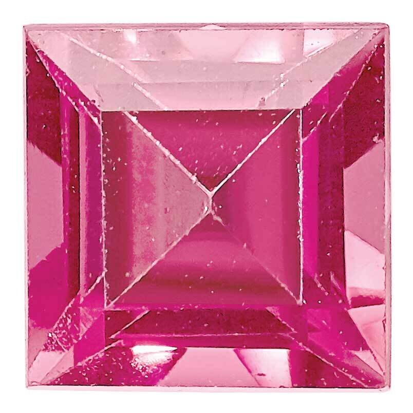Pink Tourmaline 4mm Square Step Cut AA Quality PT-0400-SQS-AA, MPN: PT-SQS-AA,