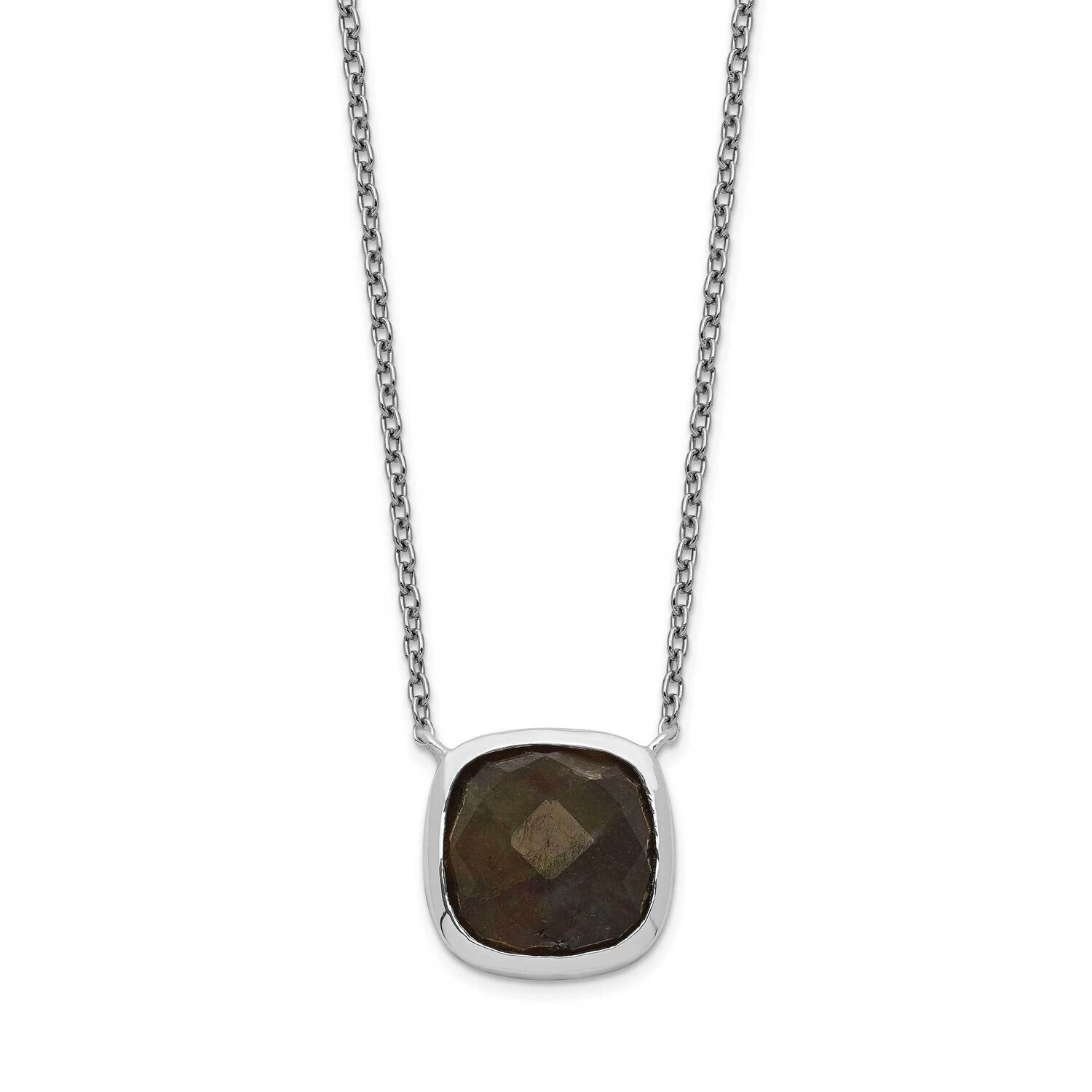Labradorite Necklace Sterling Silver QG5458-16, MPN: QG5458-16, 886774083513