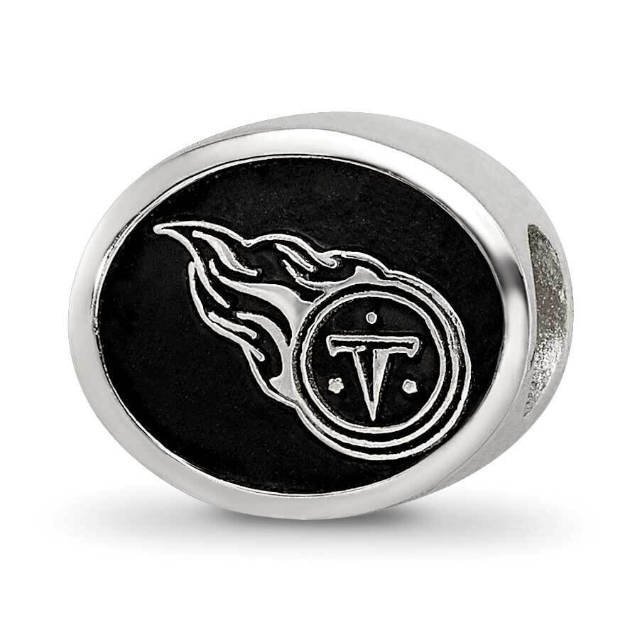 Enameled Tennessee Titans NFL Bead Sterling Silver QRS3072