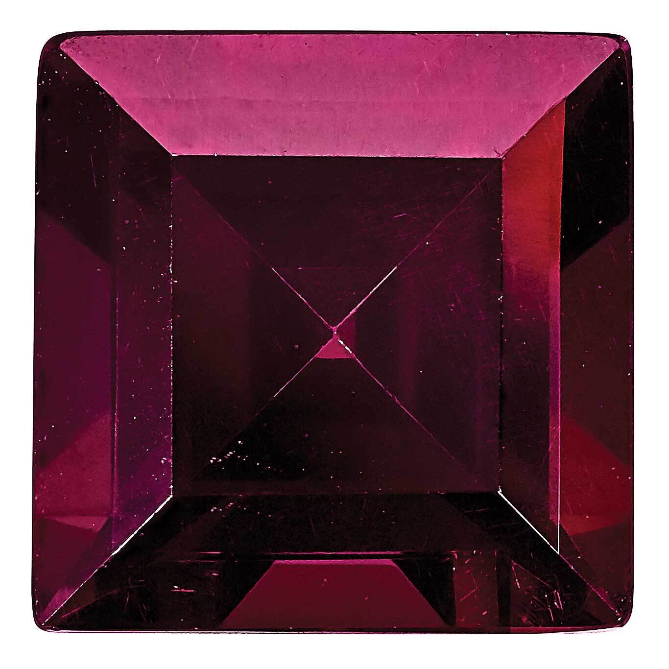 Rhodolite Garnet, 3mm Square Step Cut, AA Quality RG-0300-SQS-AA, MPN: RG-SQS-AA,