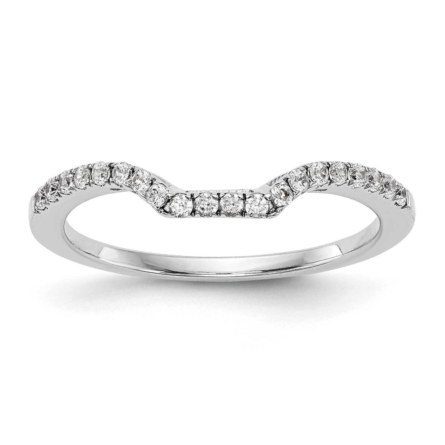 Diamond Vs/Si, D E F, Wedding Band 14k White Gold True Origin Lab Grown RM2337B-020-WLD, MPN: RM233…