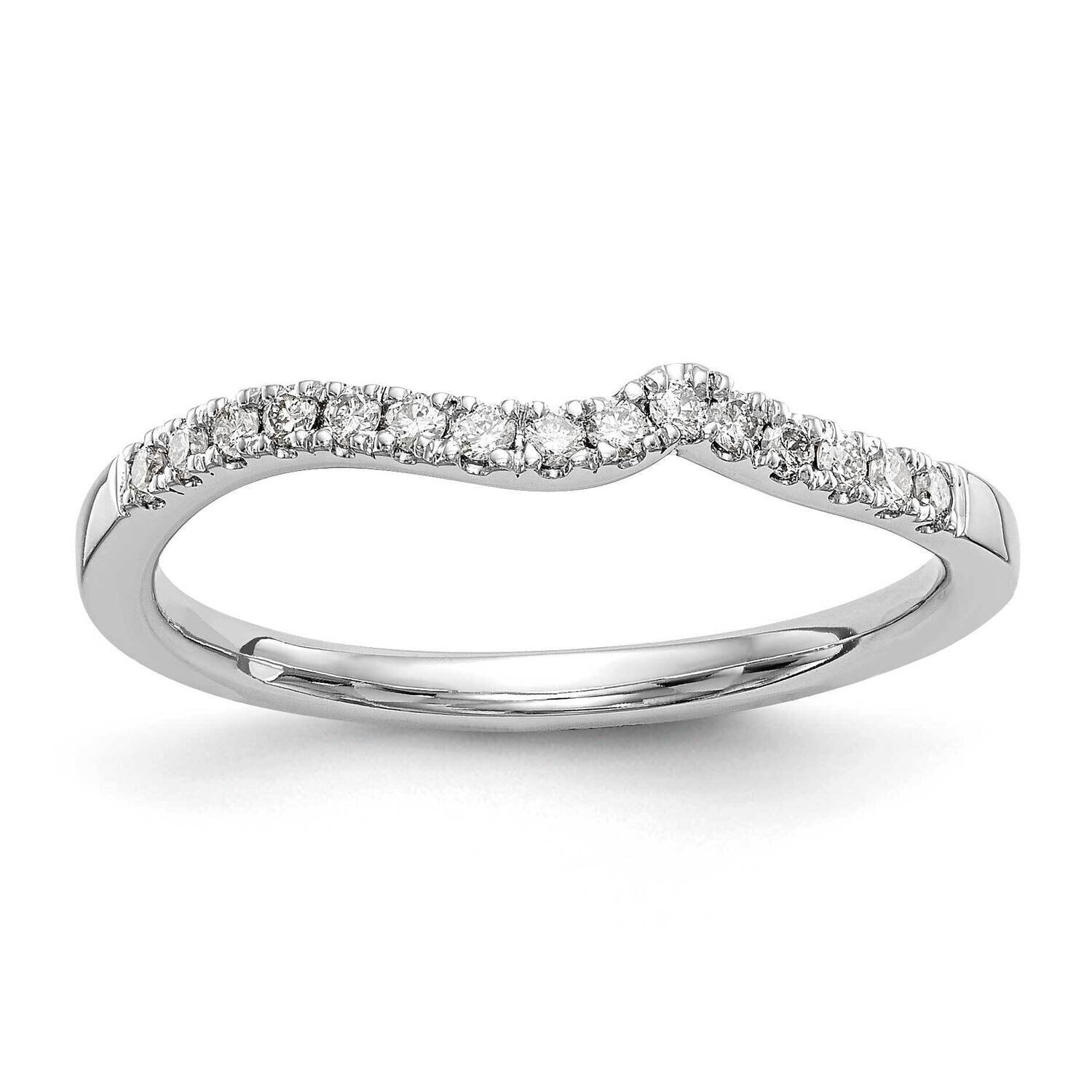 Diamond Vs/Si, D E F, Wedding Band 14k White Gold True Origin Lab Grown RM2425B-017-WLD