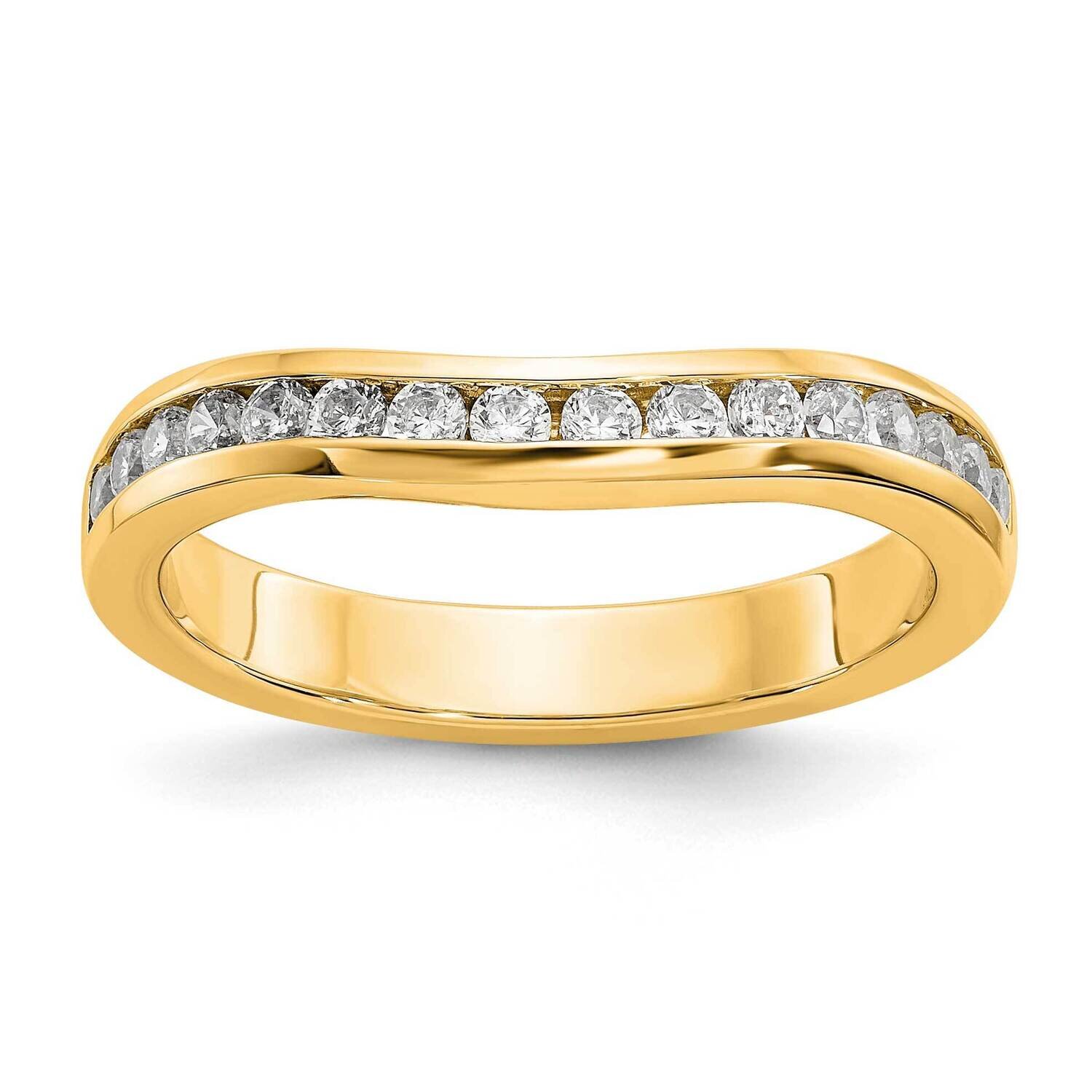 Diamond Wedding Band 14k Yellow Gold RM2677B-014-YAA