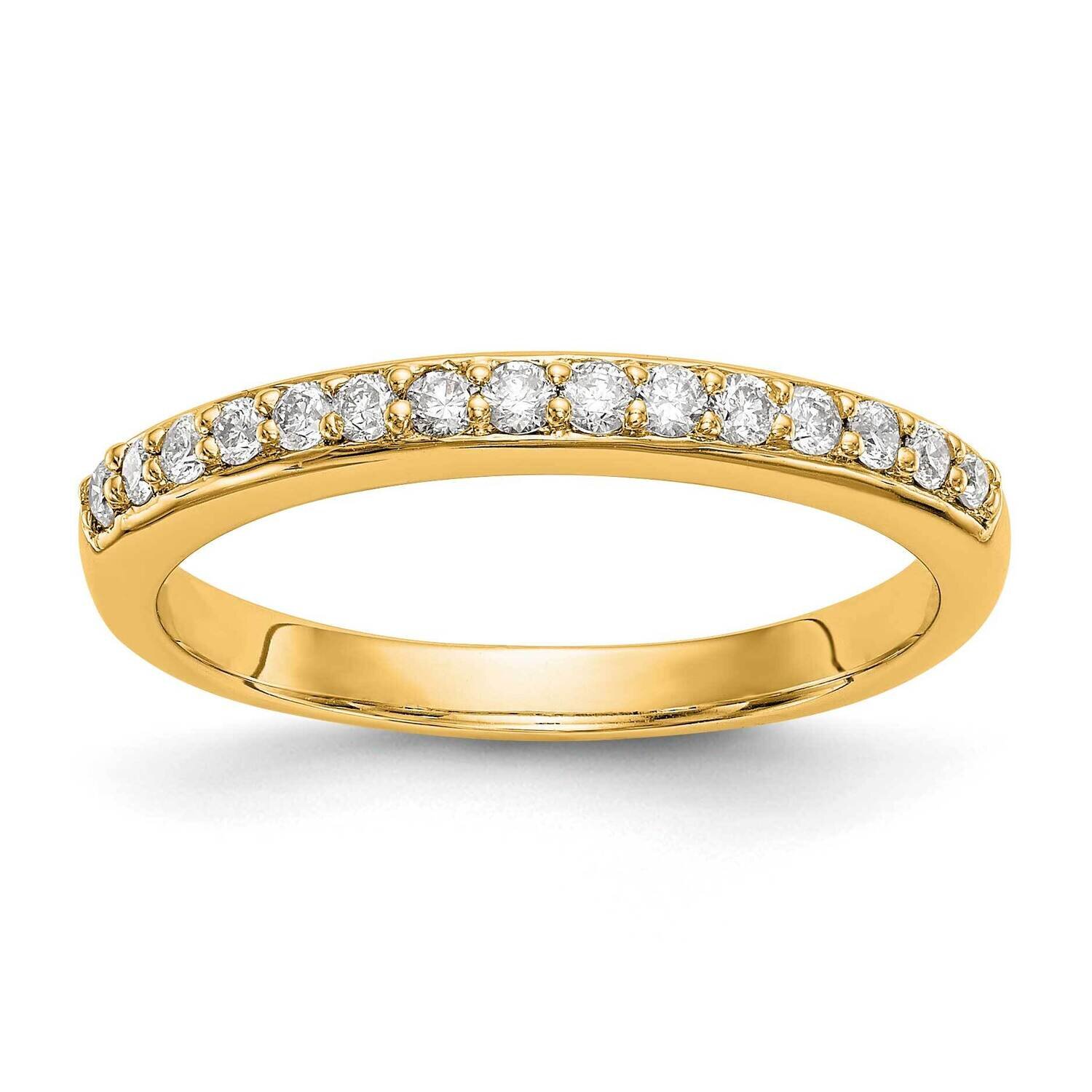 Si1/Si2, G H I, Wedding Band 14k Yellow Gold Lab Grown Diamond RM2779B-025-7YLG, MPN: RM2779B-025-Y…