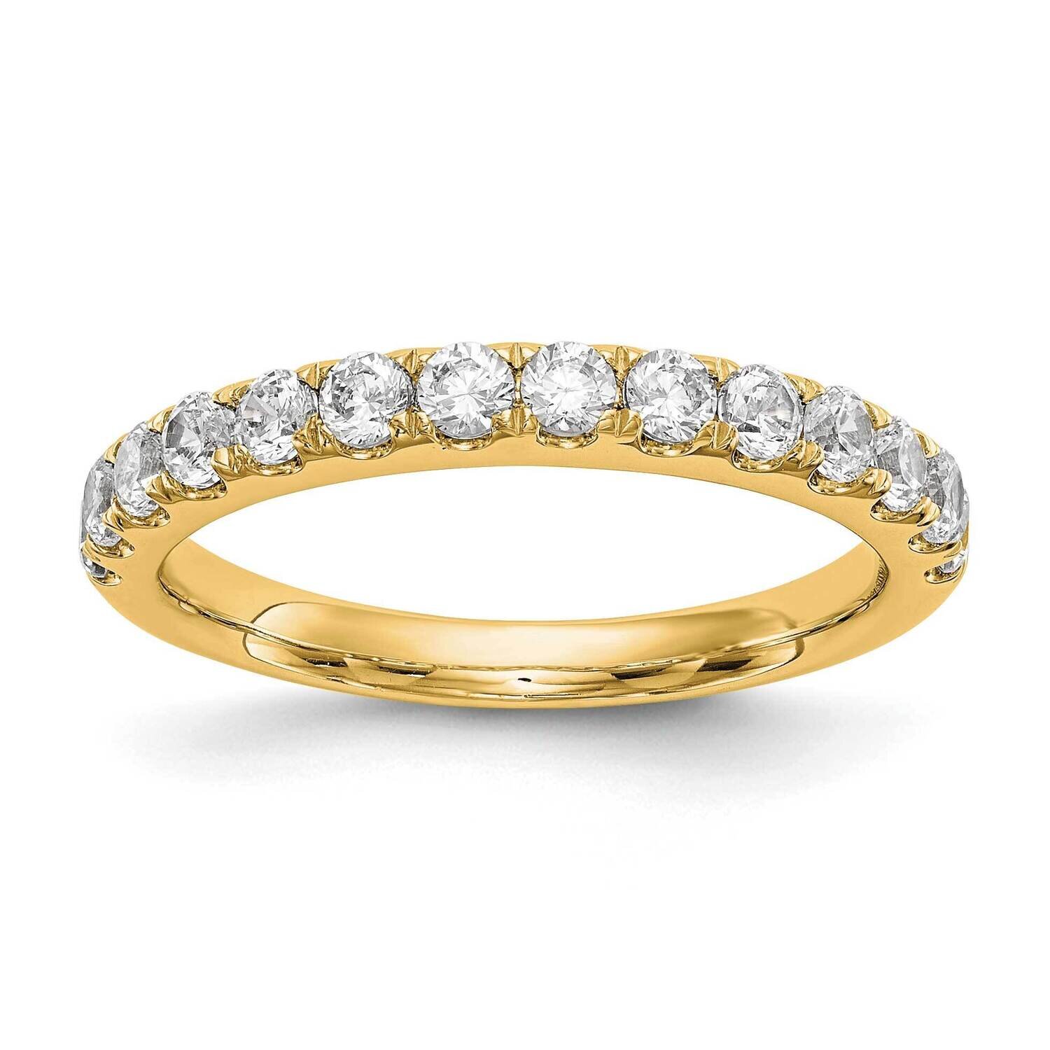 Diamond Vs/Si, D E F, Wedding Band 14k Yellow Gold True Origin Lab Grown RM2927B-070-YLD, MPN: RM29…