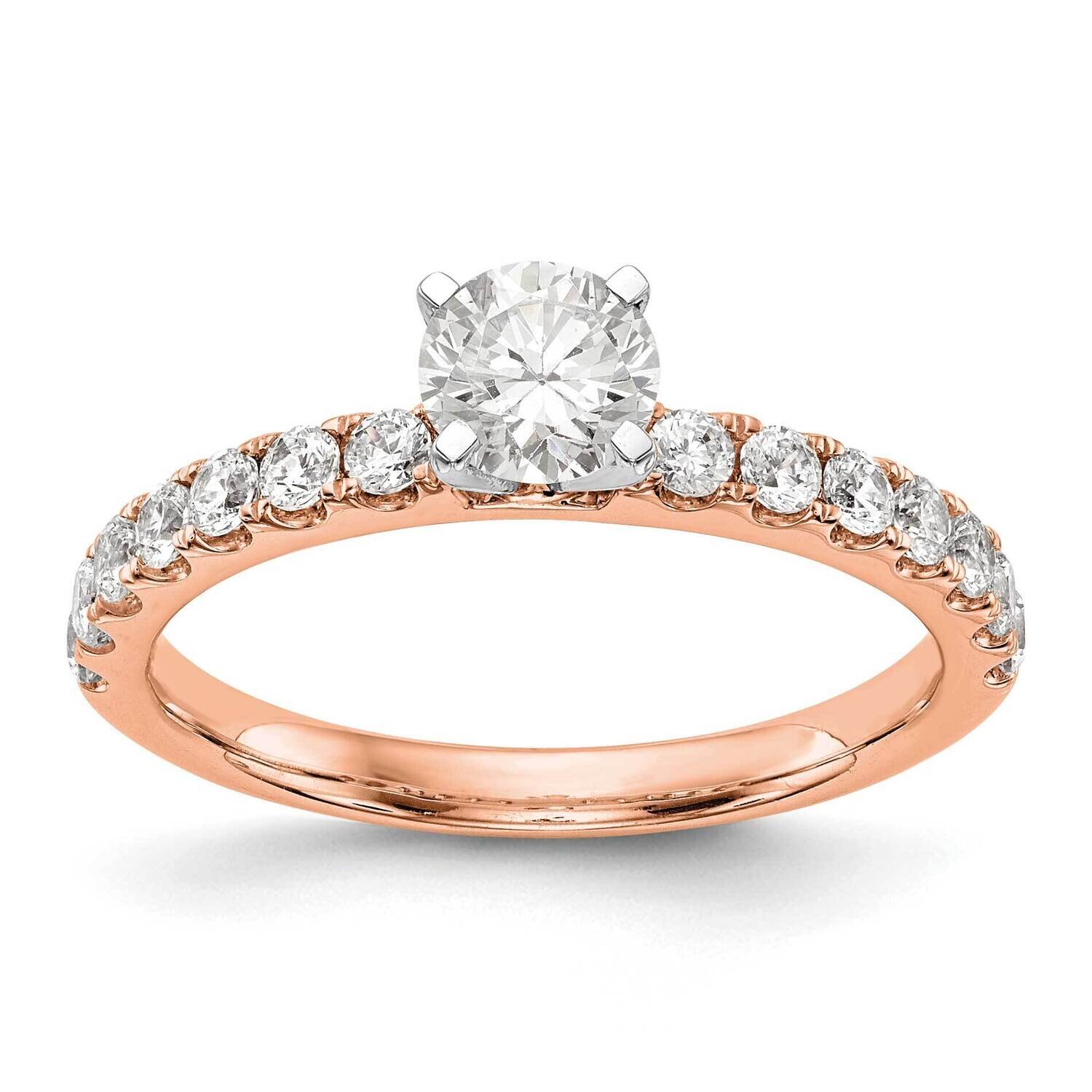 14Kr True Origin Vs/Si, D E F, Peg Set Engagement Ring Lab Grown Diamond RM2927E-049-RLD, MPN: RM29…