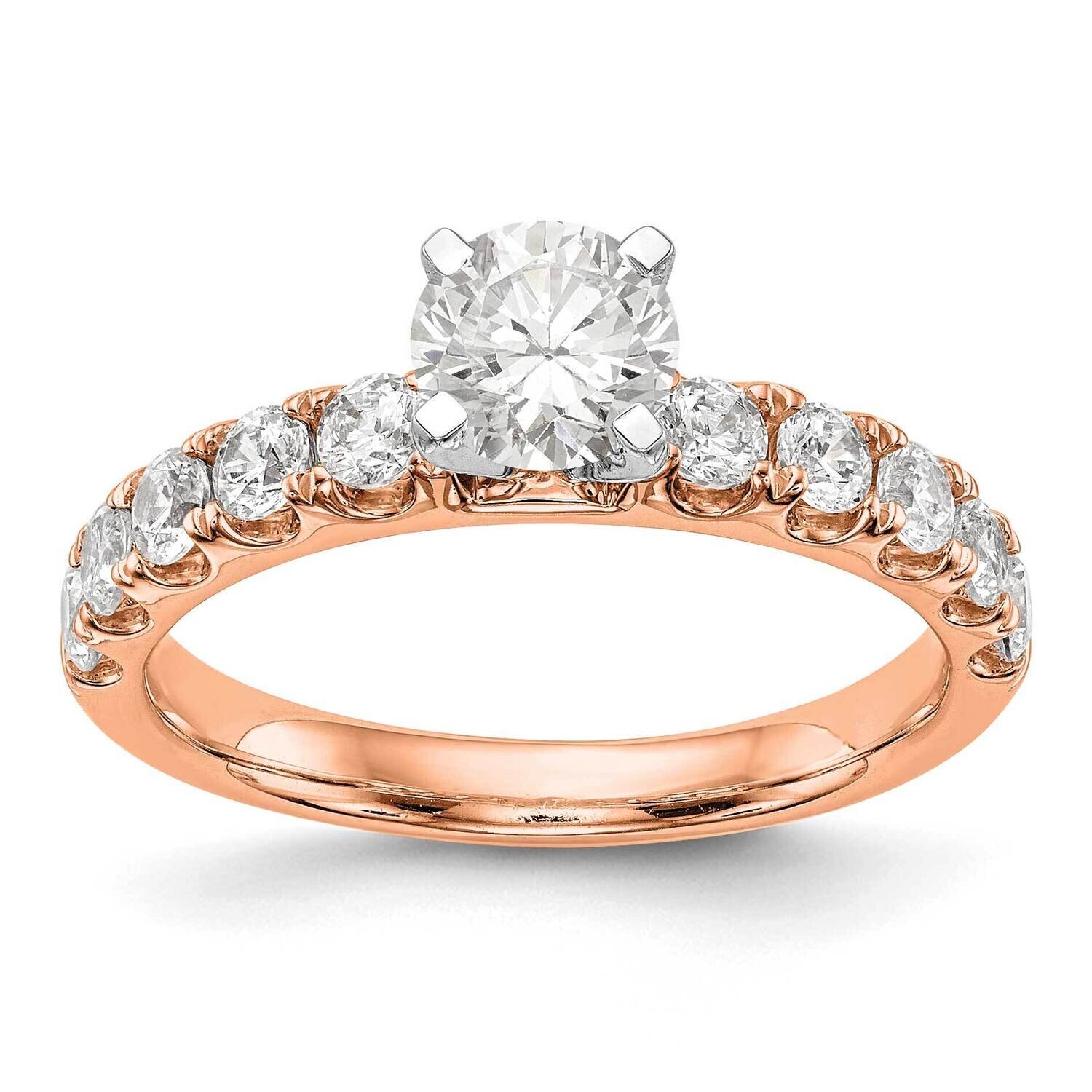 14Kr True Origin Vs/Si, D E F, Peg Set Engagement Ring Lab Grown Diamond RM2927E-070-RLD