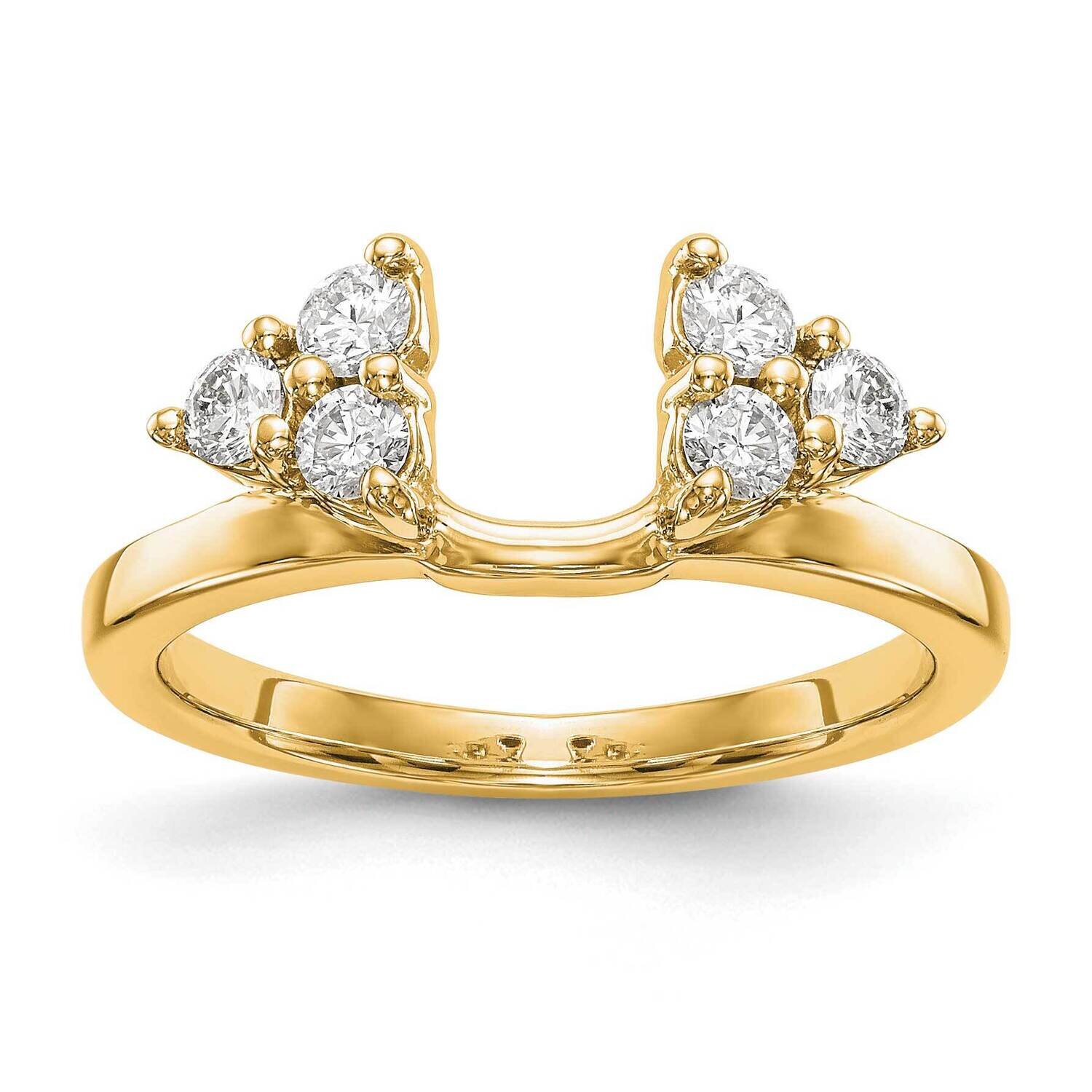 Diamond Vs/Si, D E F, Wrap 14k Yellow Gold True Origin Lab Grown RM3067B-039-YLD